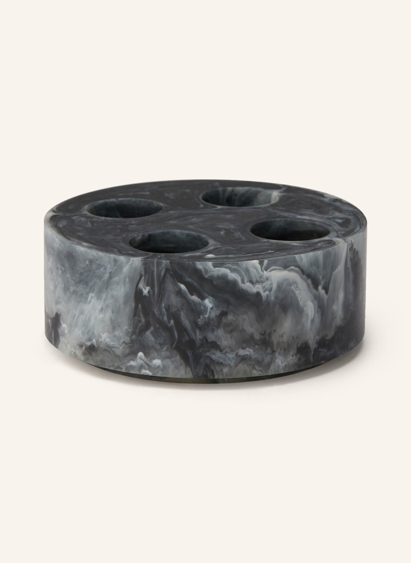 Ferm LIVING Zahnbürstenhalter MIST: DUNKELGRAU / HELLGRAU