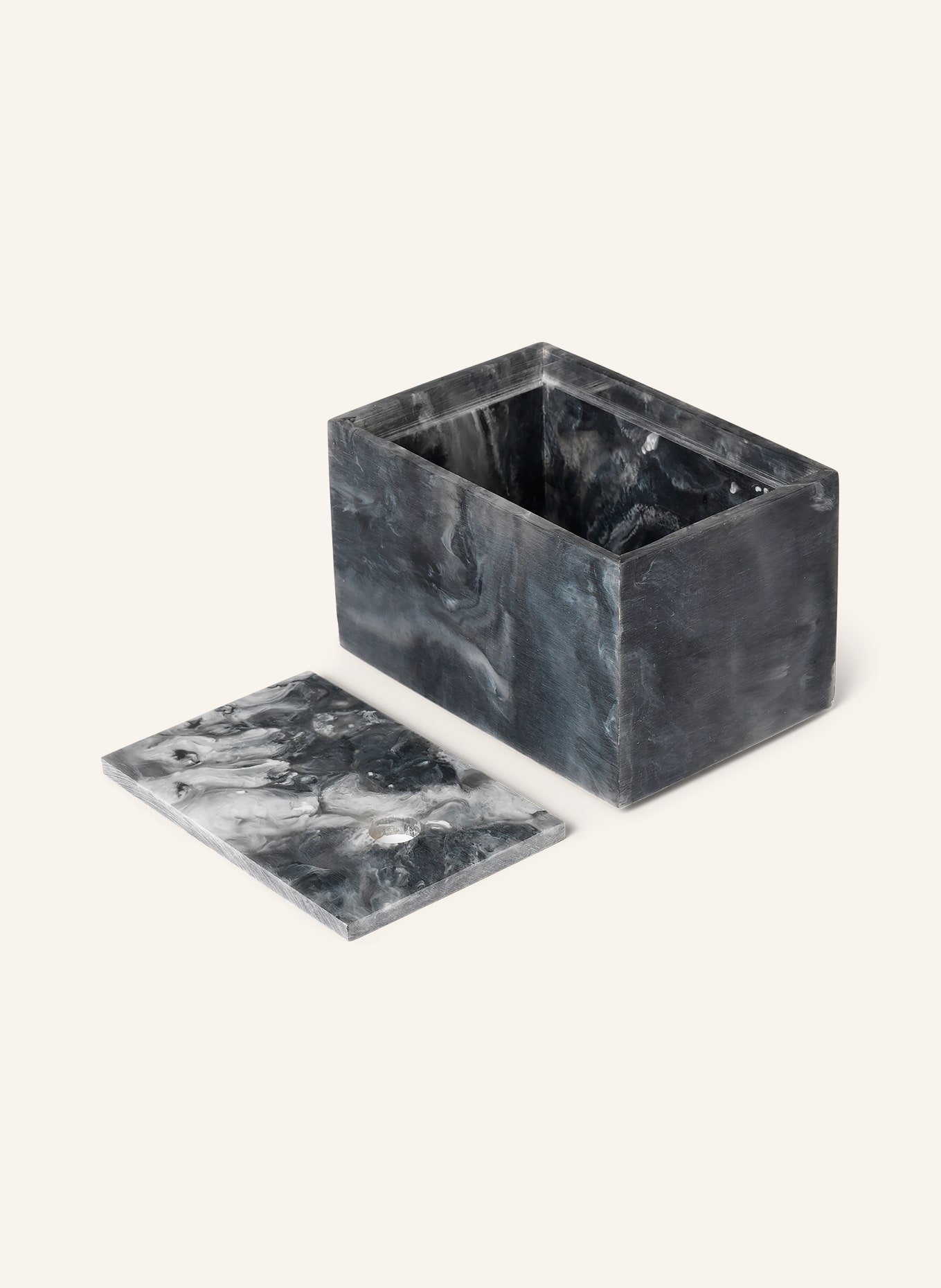 Ferm LIVING Pojemnik do przechowywania MIST: CZIEMNOSZARY / JASNOCZARY