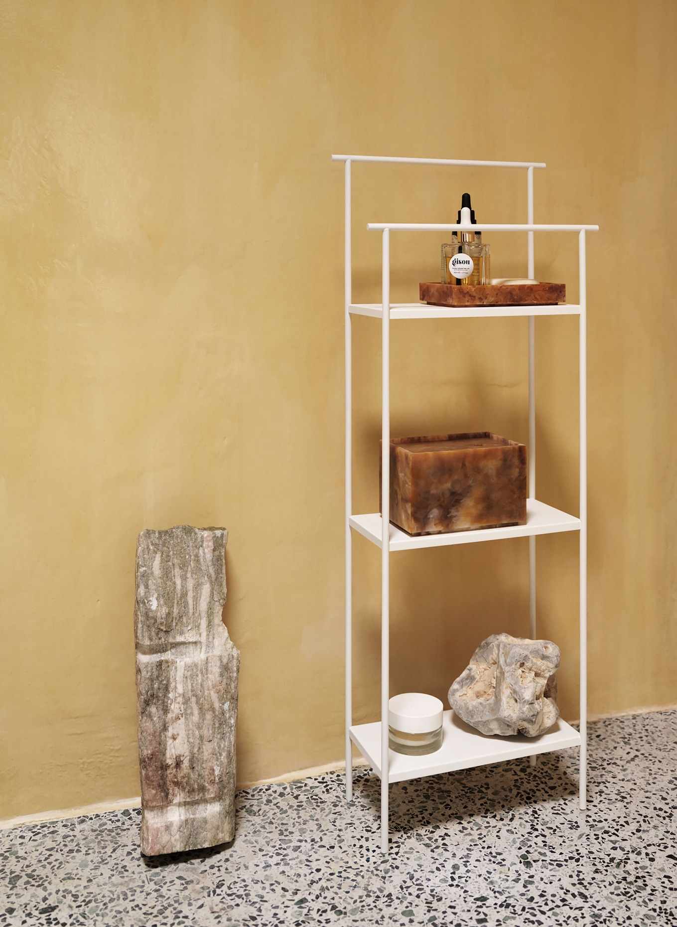 Ferm LIVING Pojemnik do przechowywania MIST: CZIEMNOSZARY / JASNOCZARY