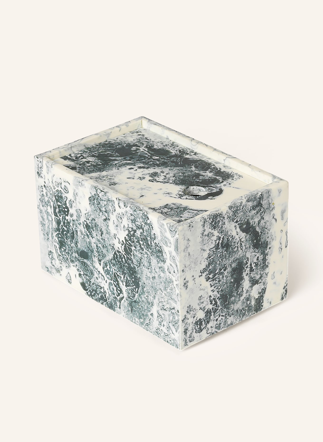 Ferm LIVING Pojemnik do przechowywania MIST: CIEMNOZIELONY / JASNOZIELONY