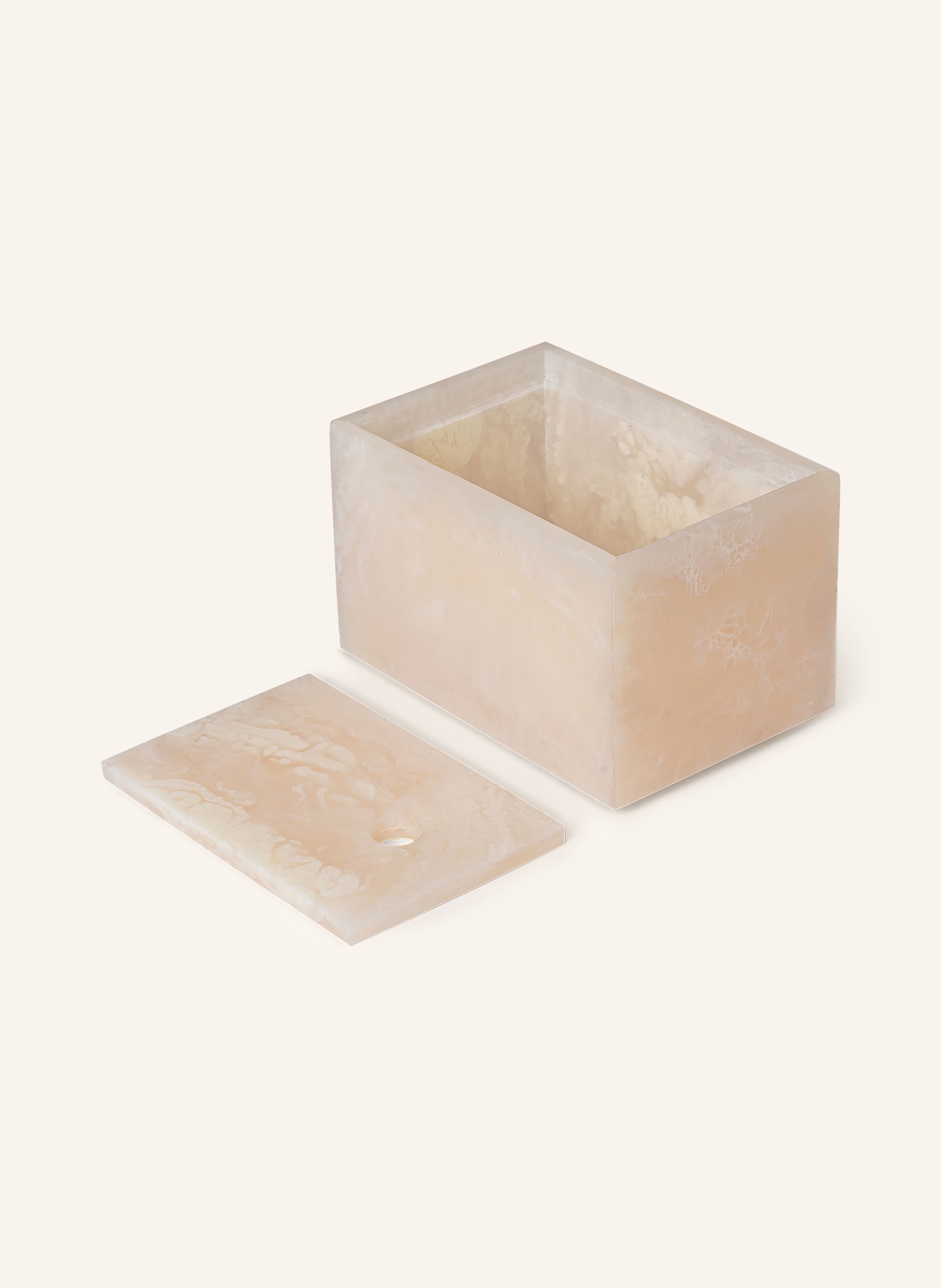 Ferm LIVING Pojemnik do przechowywania MIST: ŁOSOSIOWY / BIAŁY