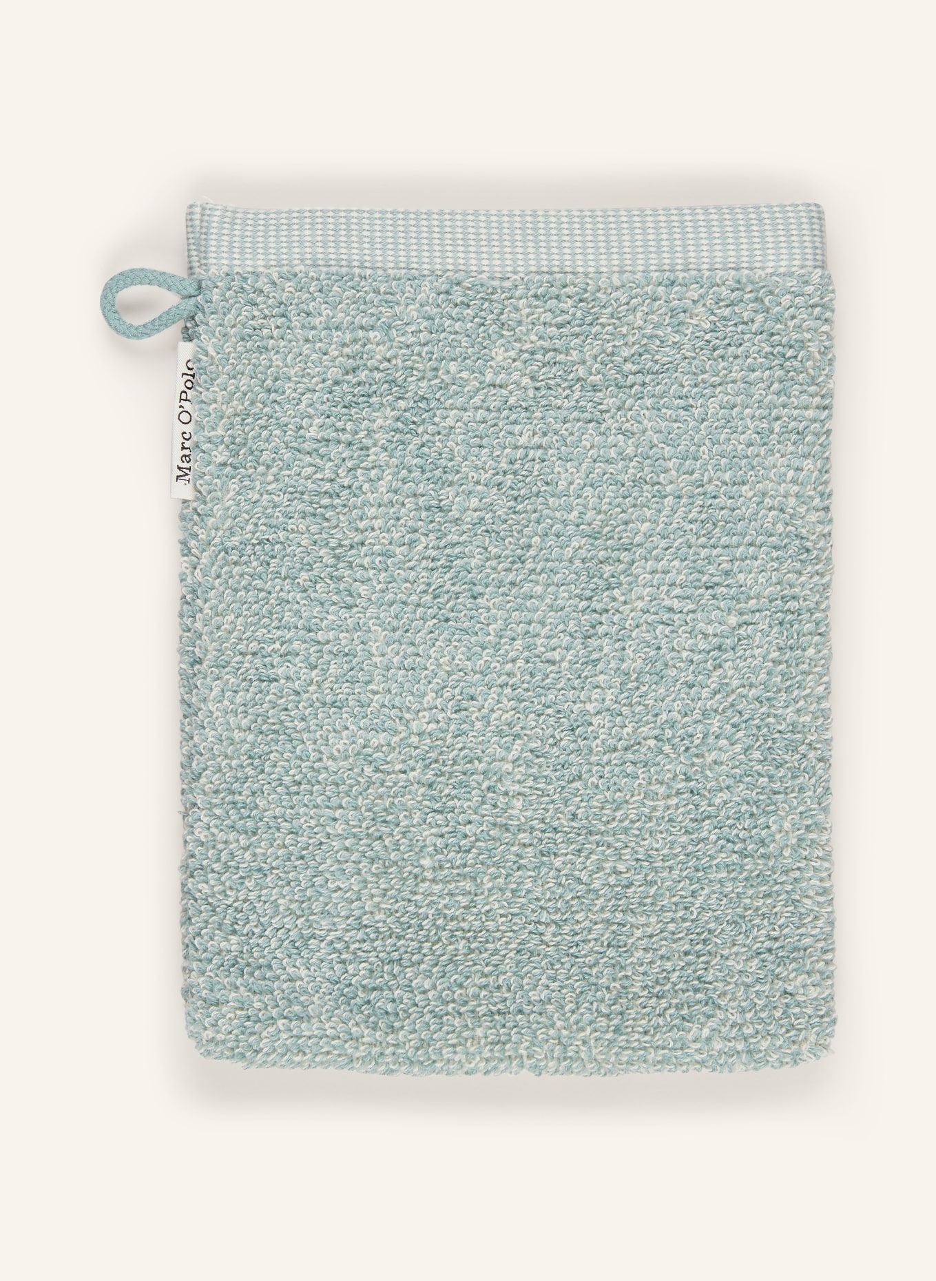 Marc O'Polo Waschhandschuh TIMELESS: TÜRKIS