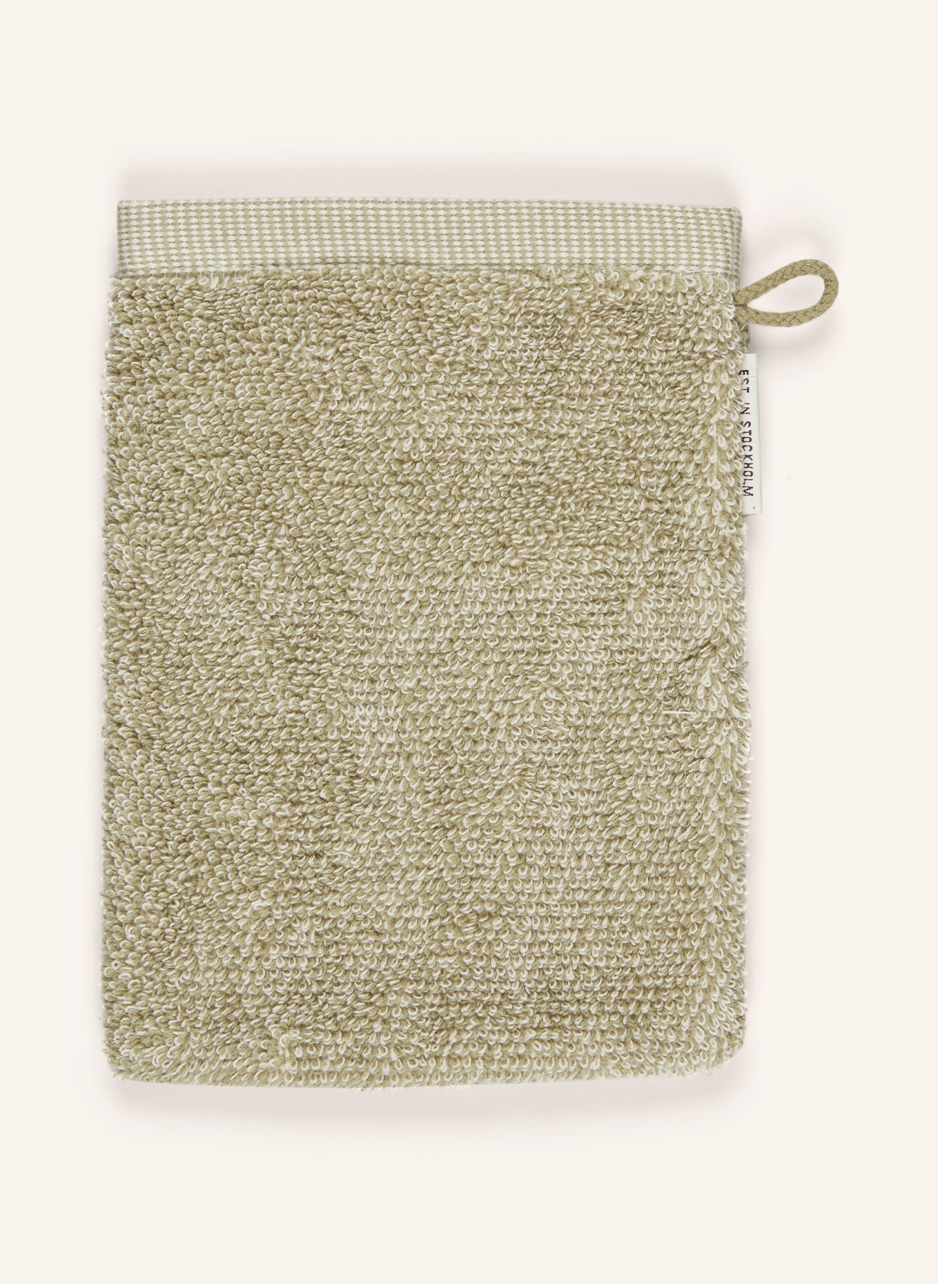 Marc O'Polo Waschhandschuh TIMELESS: HELLGRÜN