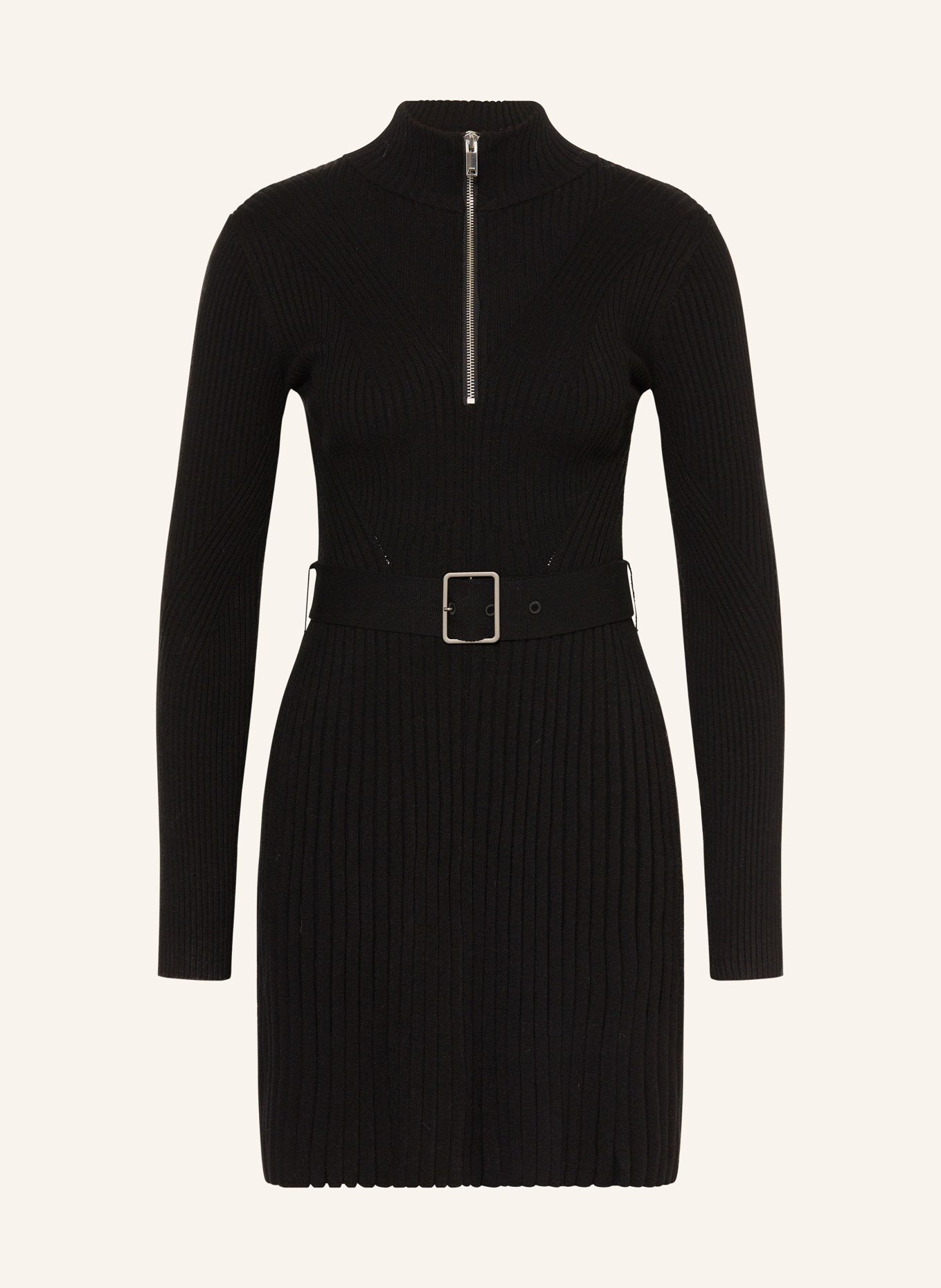 REISS Strickkleid VIENNA: SCHWARZ