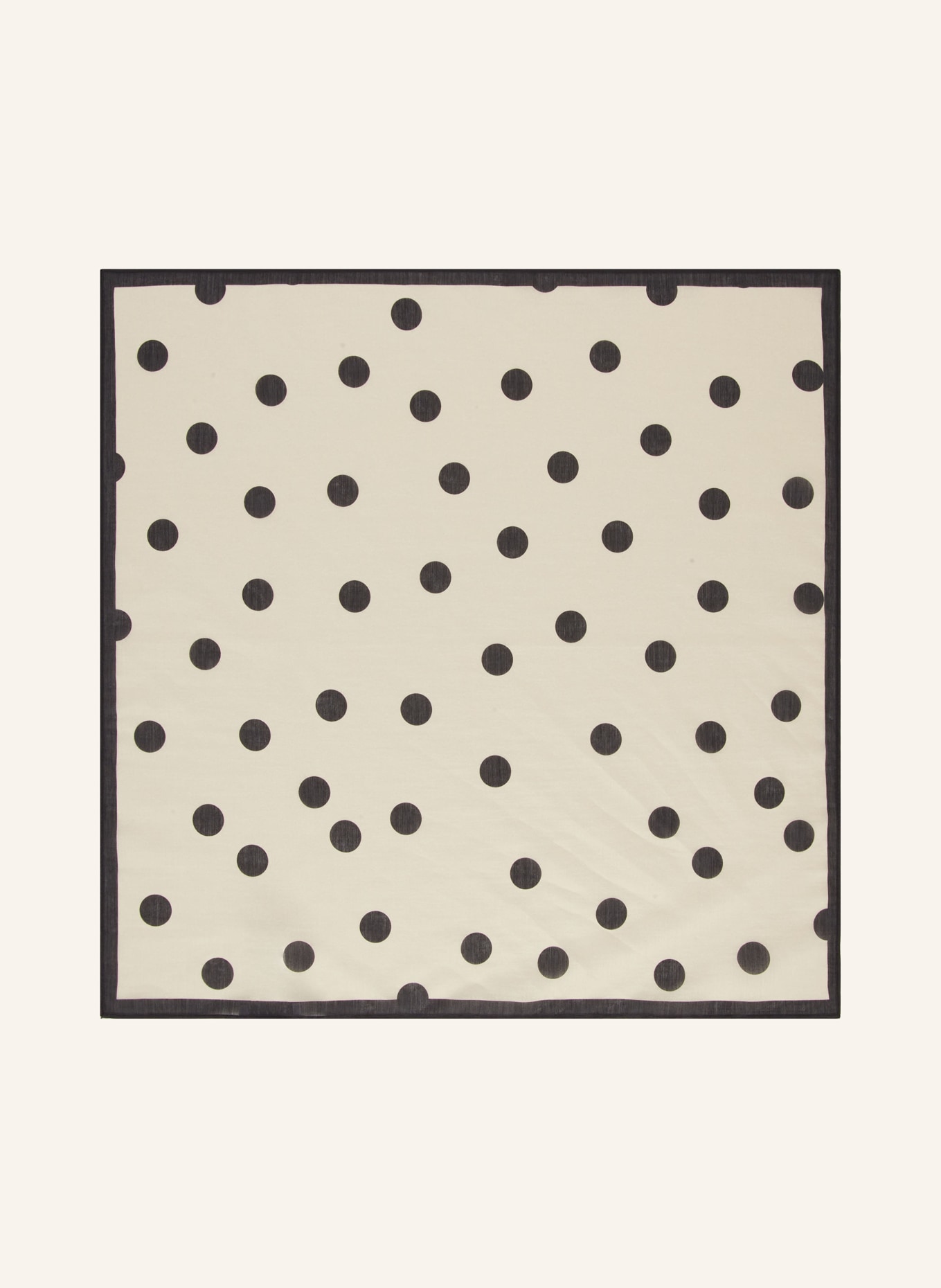 MRS & HUGS Tuch: BEIGE / SCHWARZ