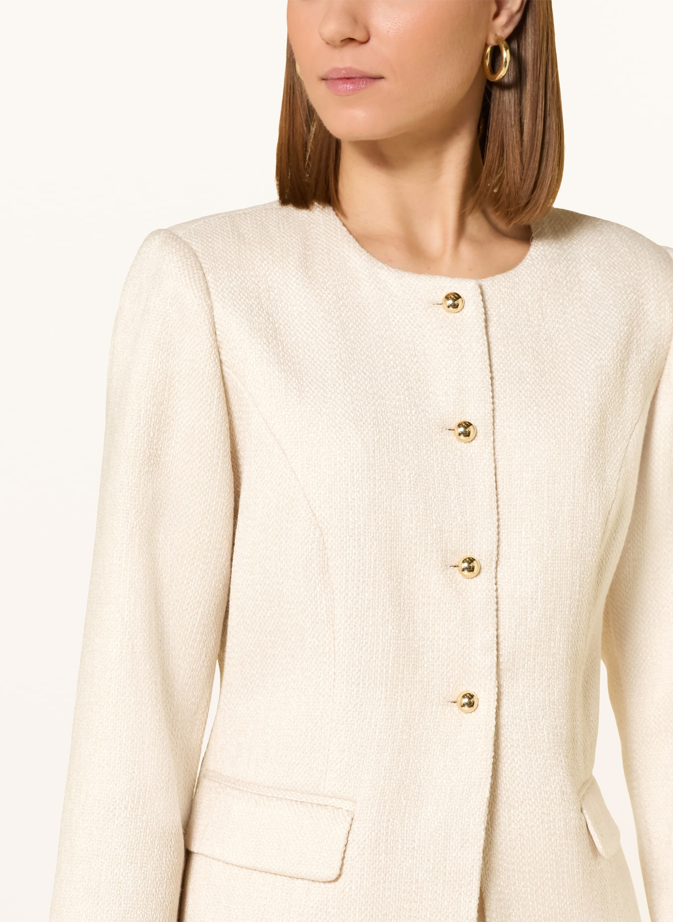 Phase Eight Bouclé-Blazer GRAZIELLA: CREME