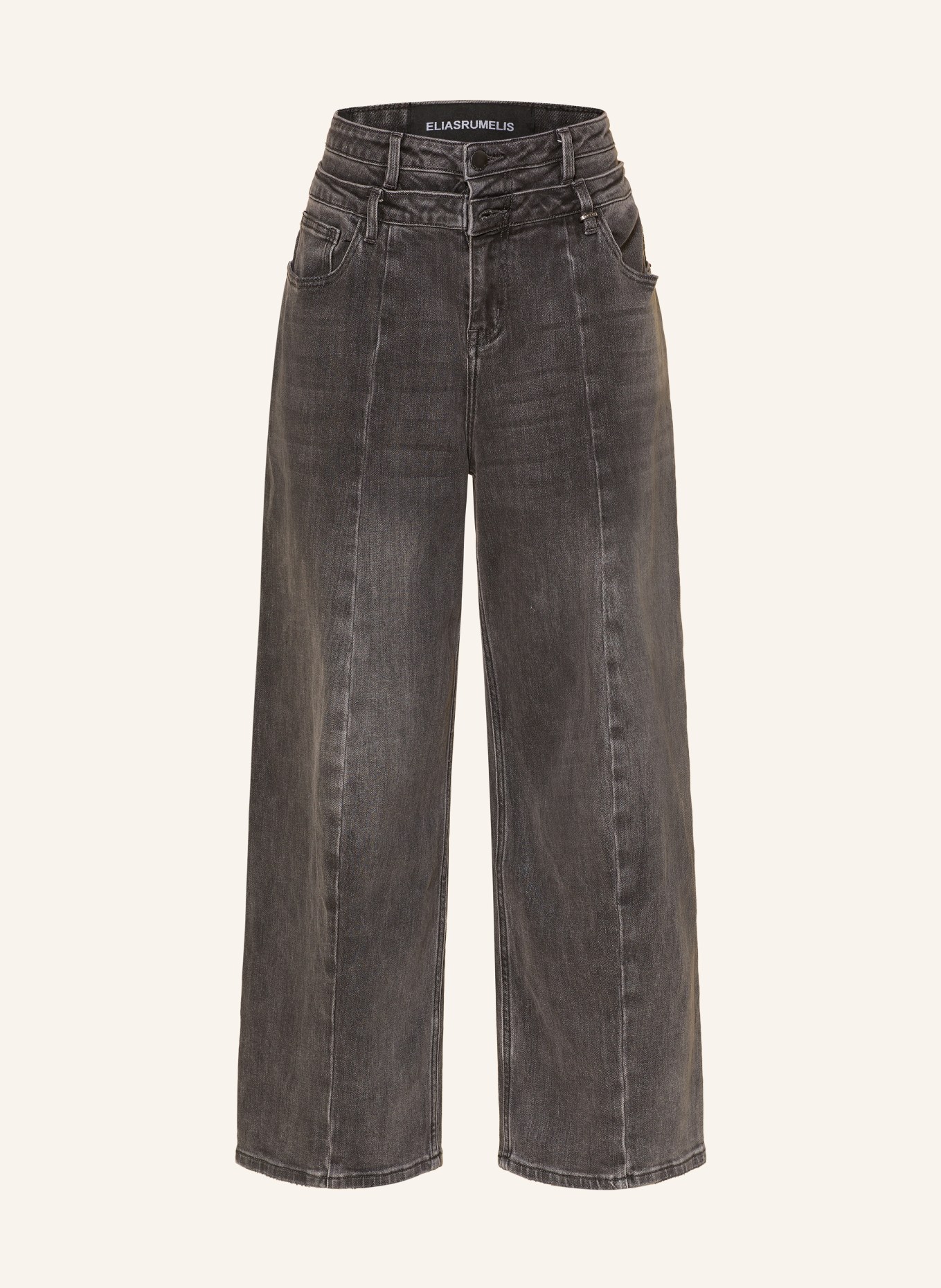 ELIAS RUMELIS Mom Jeans: 1053 tech grey