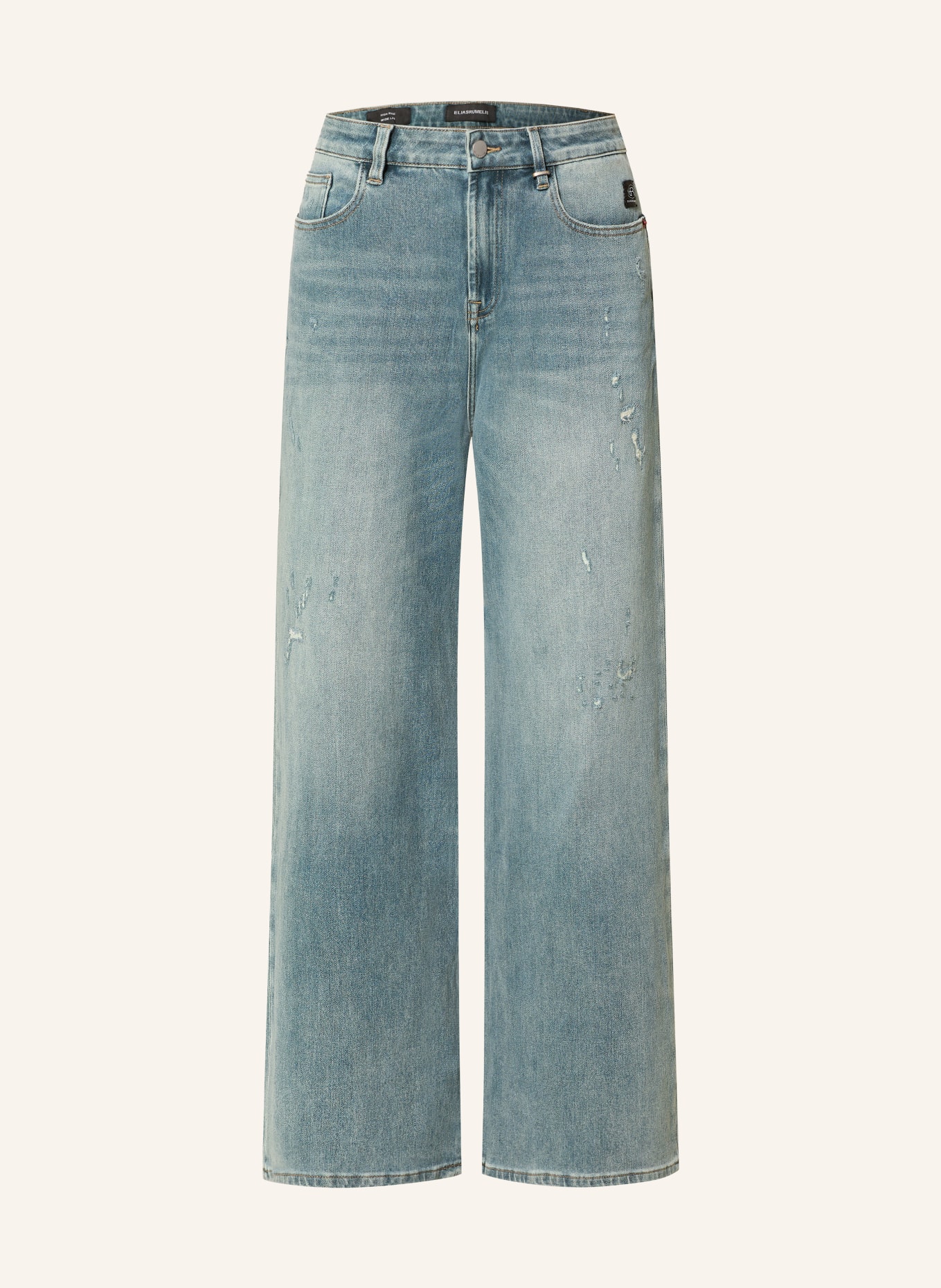 ELIAS RUMELIS Wide Leg Jeans KALEA: 1161 Olives embroidered long dress