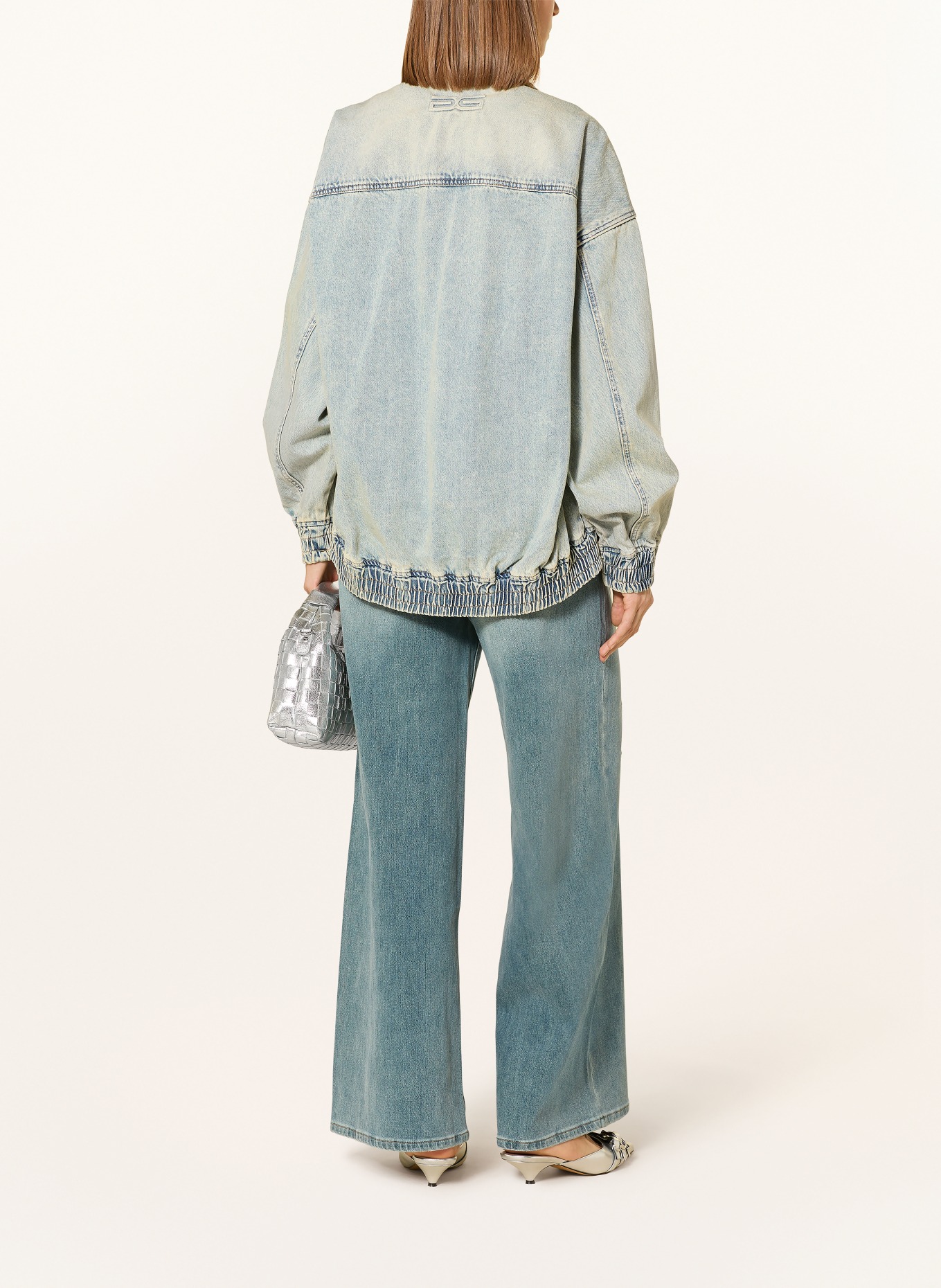 ELIAS RUMELIS Wide Leg Jeans KALEA: 1161 Olives embroidered long dress
