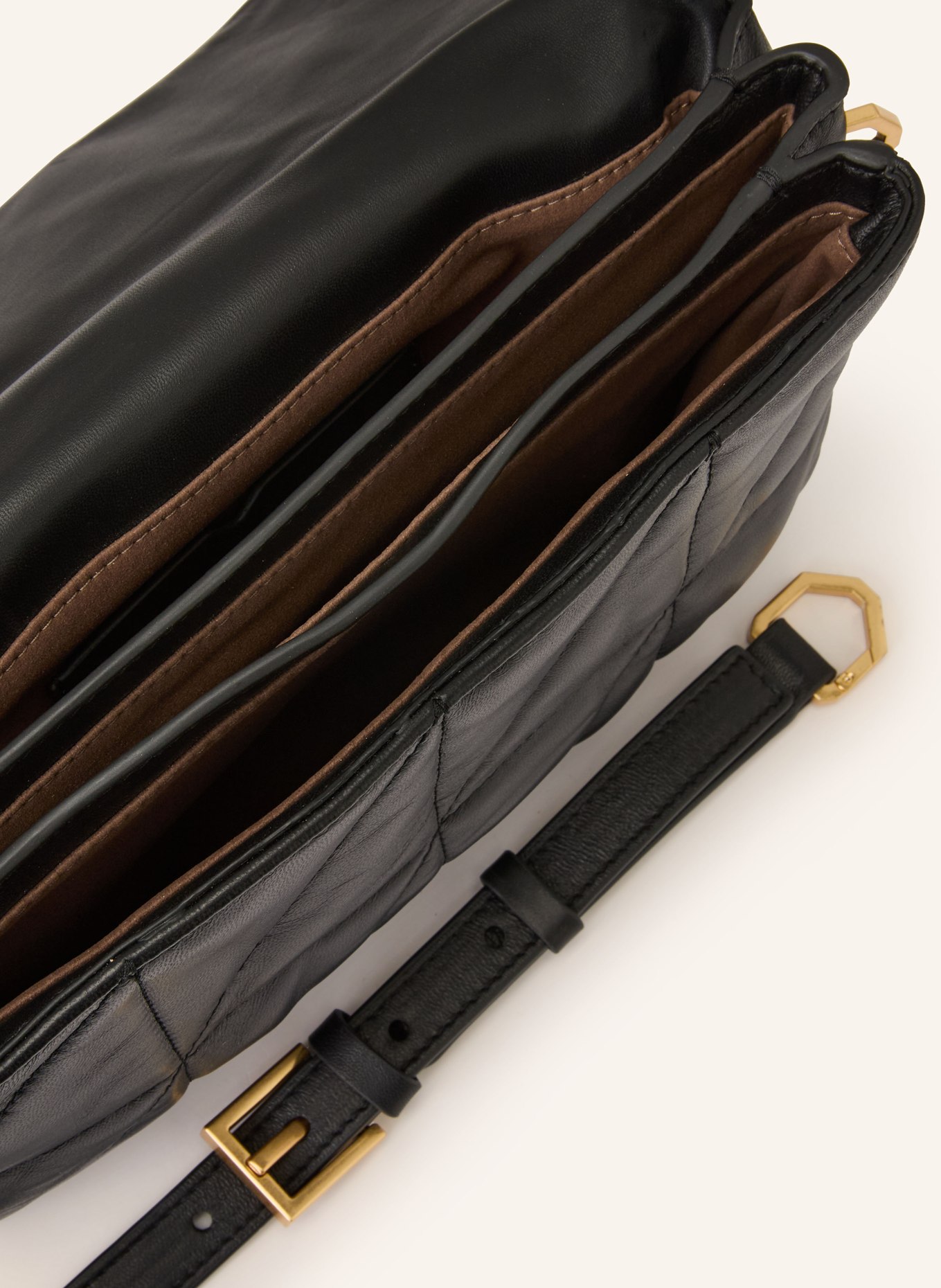 ALLSAINTS Schultertasche ONDINE: SCHWARZ