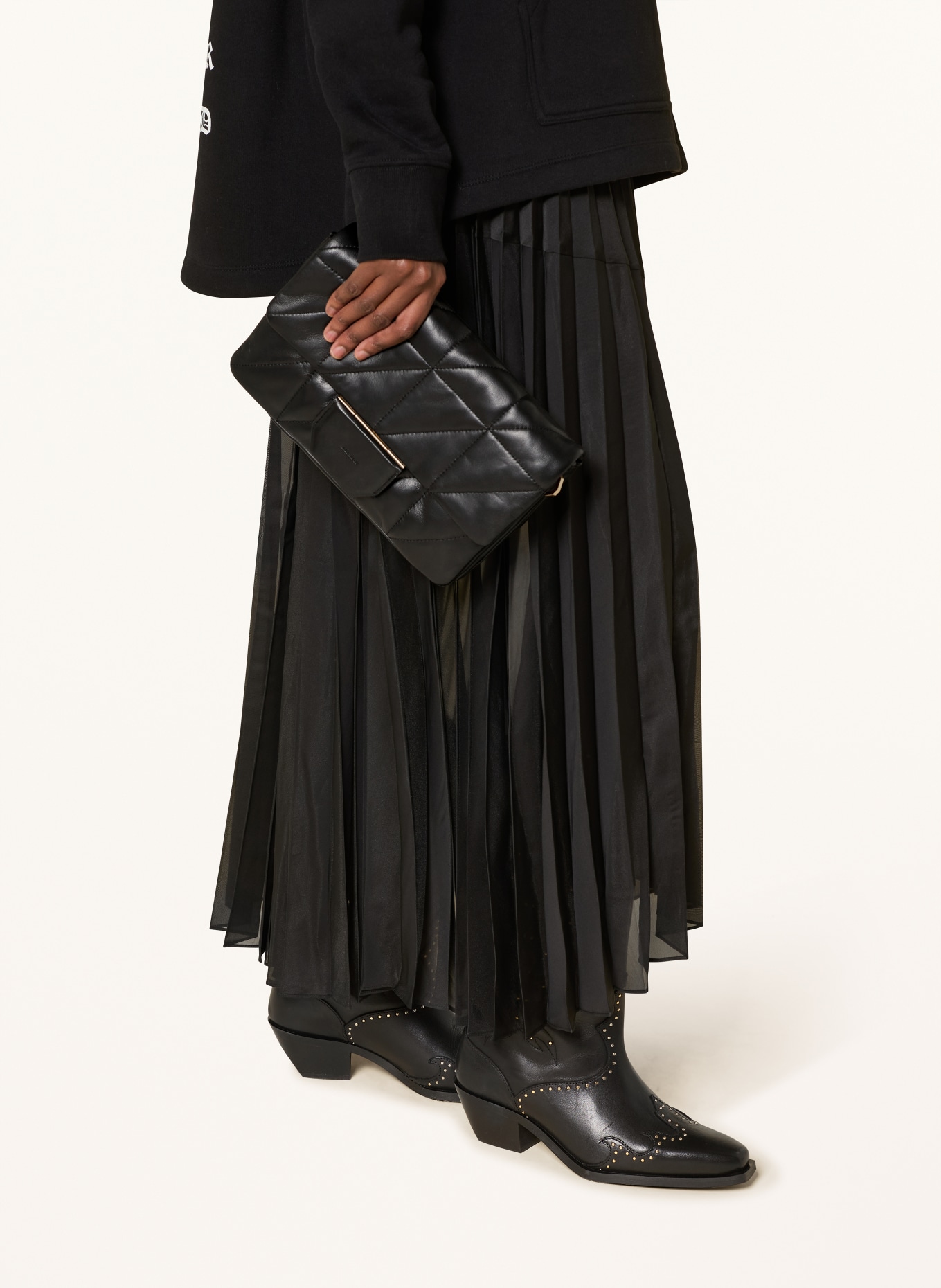 ALLSAINTS Schultertasche ONDINE: SCHWARZ