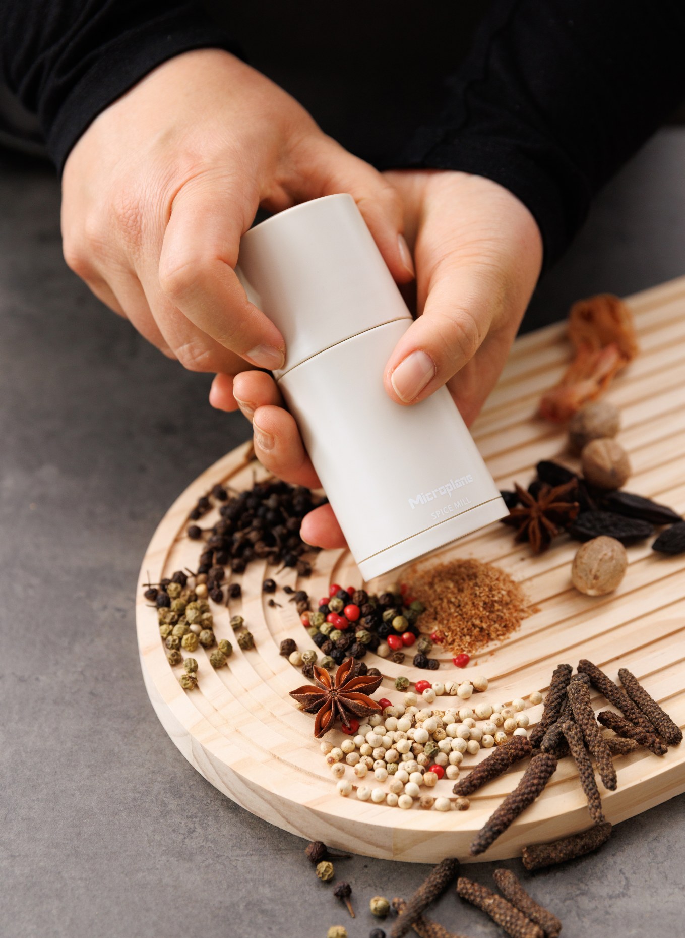 Microplane Gewürzmühle: BEIGE