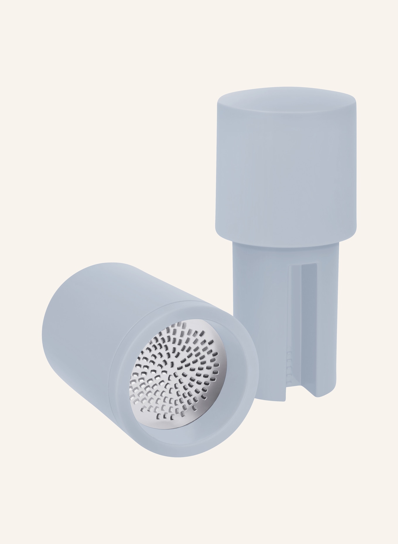 Microplane Gewürzmühle: BLAUGRAU