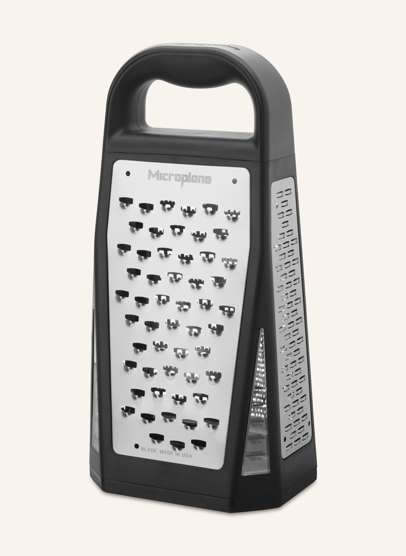 Microplane Turmreibe: SILBER / SCHWARZ