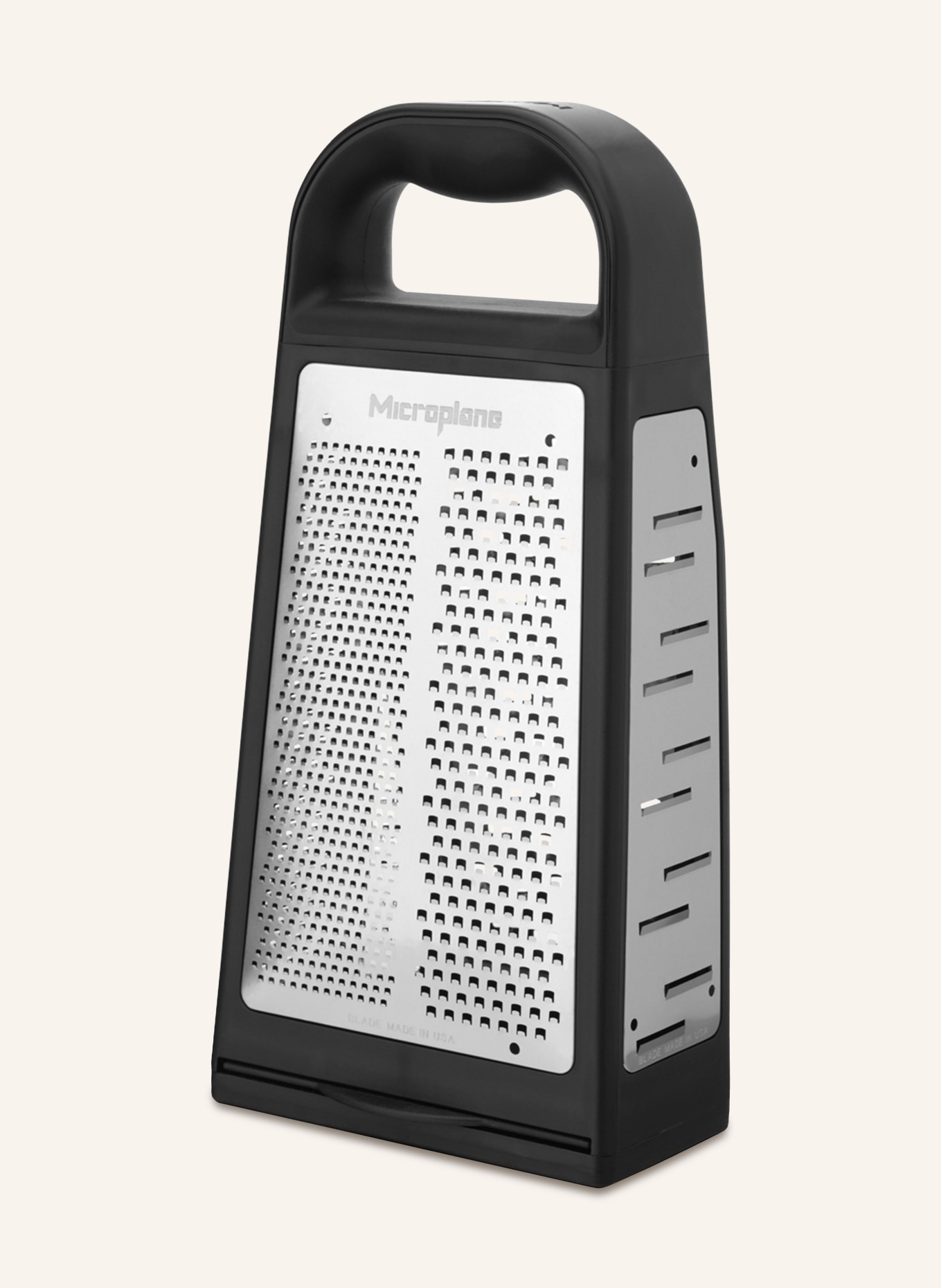 Microplane Turmreibe: SILBER / SCHWARZ