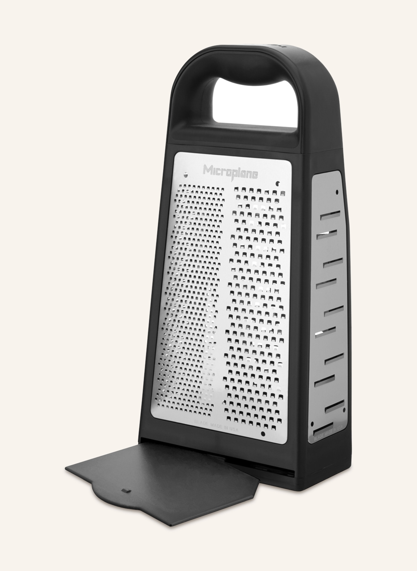 Microplane Turmreibe: SILBER / SCHWARZ