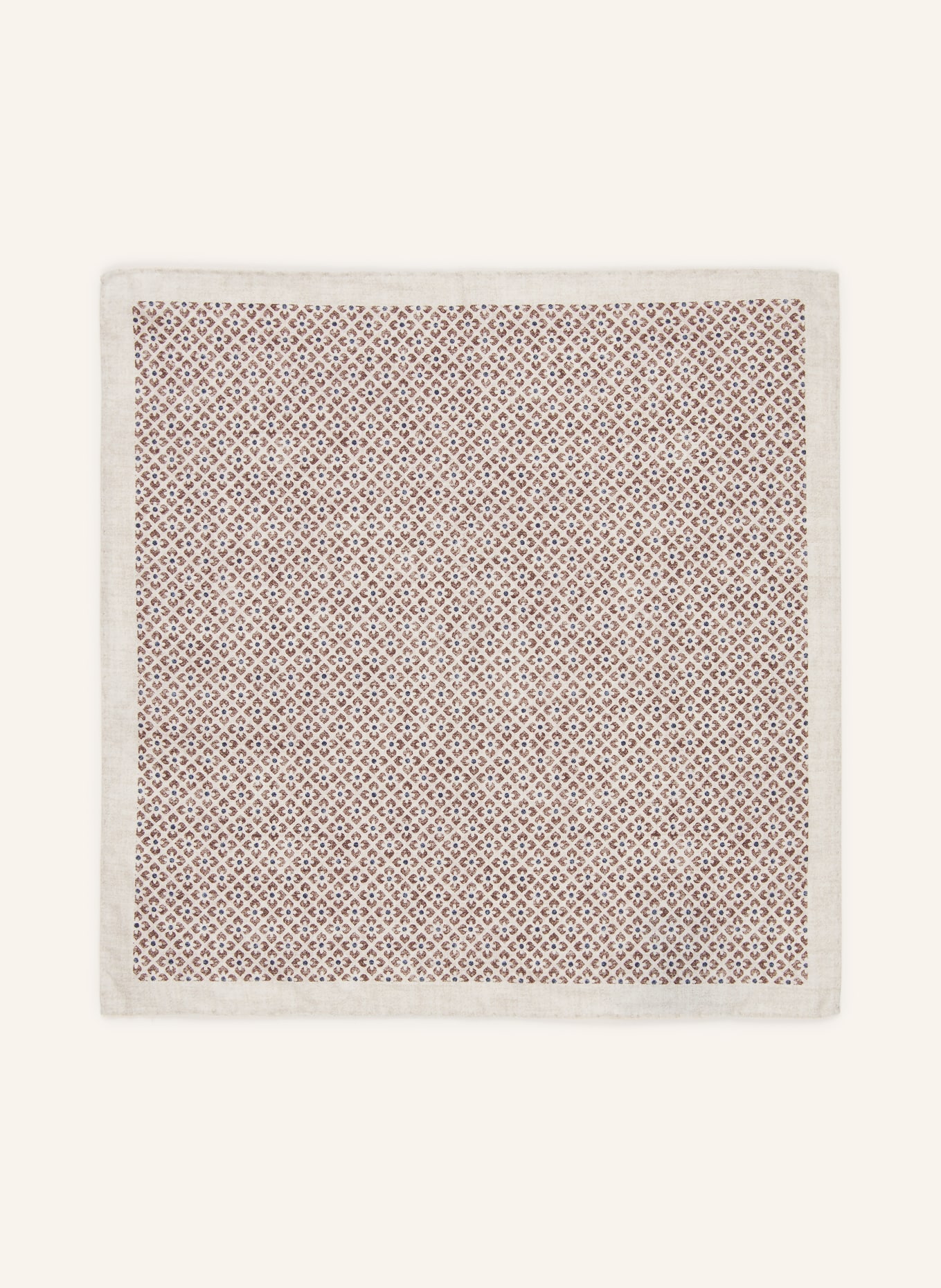 REISS Poszetka GRATO: BEŻOWY / CIEMNOBRĄZOWY