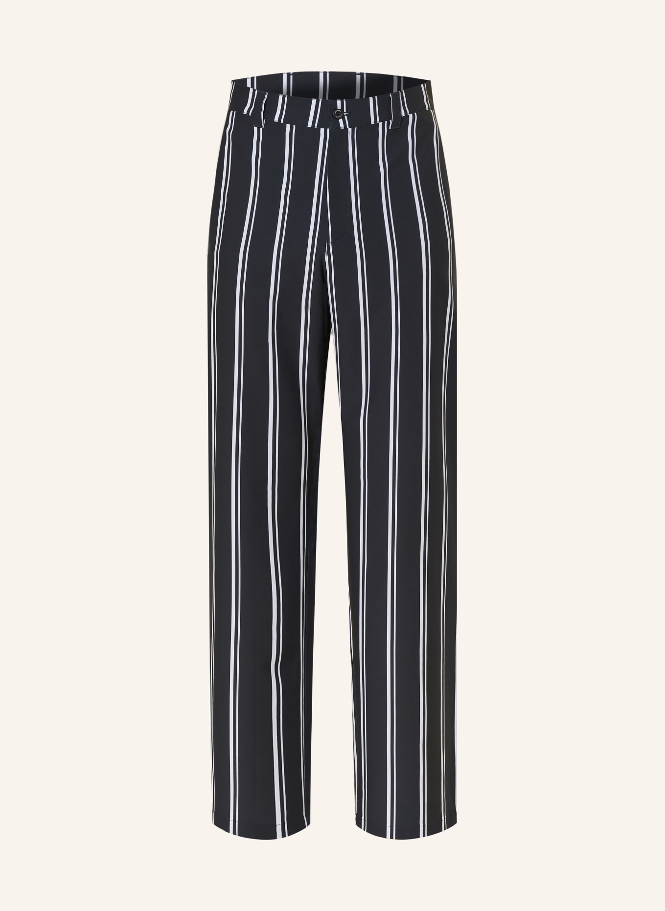 J.LINDEBERG pantalon de golf: NOIR / BLANC