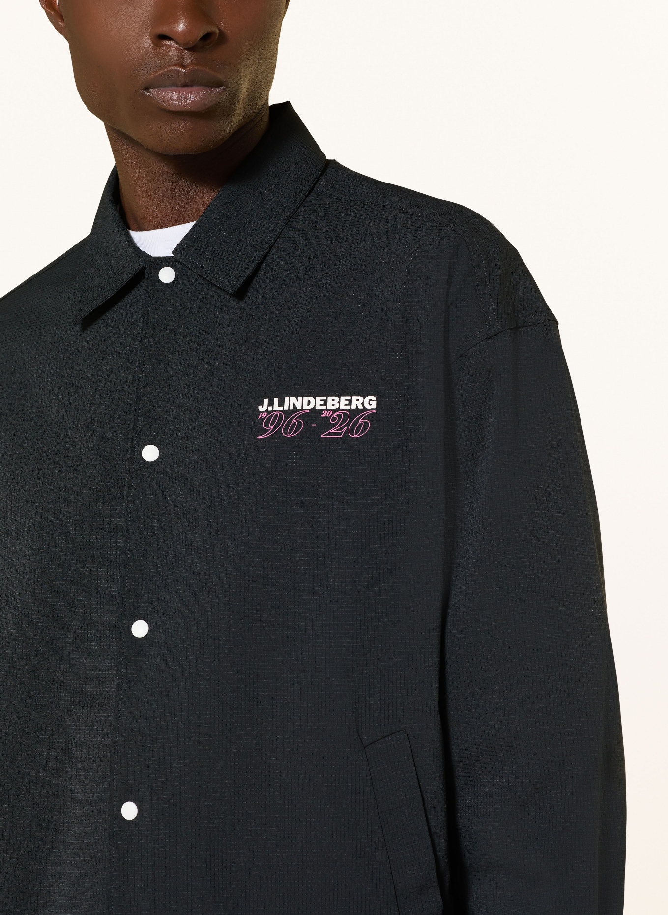 J.LINDEBERG surchemise: NOIR