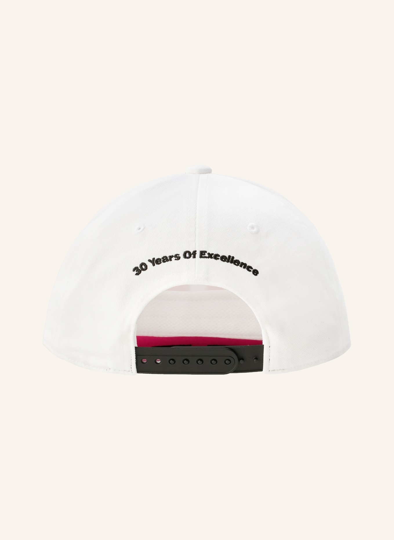 J.LINDEBERG casquette: BLANC / ROSE FLUO