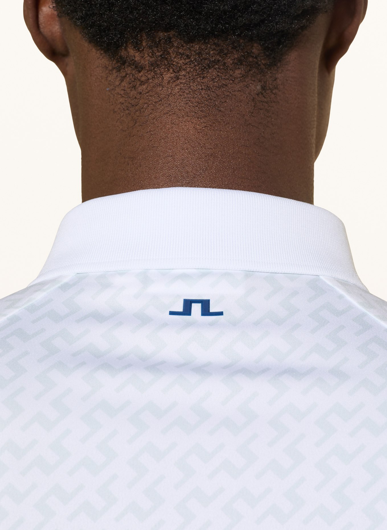 J.LINDEBERG Funktions-Poloshirt: WEISS