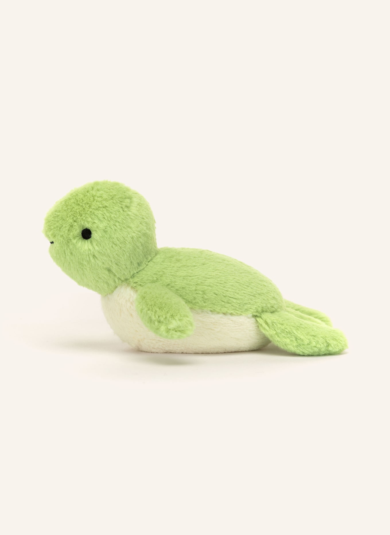 Jellycat Peluche FLUFFY TURTLE: VERT CLAIR / CRÈME