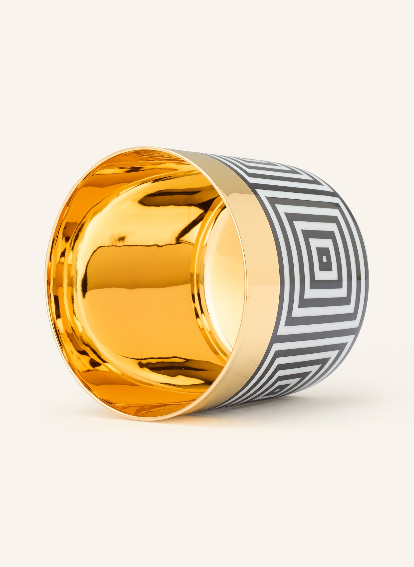 SIEGER by FÜRSTENBERG Becher SIP OF GOLD: SCHWARZ / GOLD / WEISS
