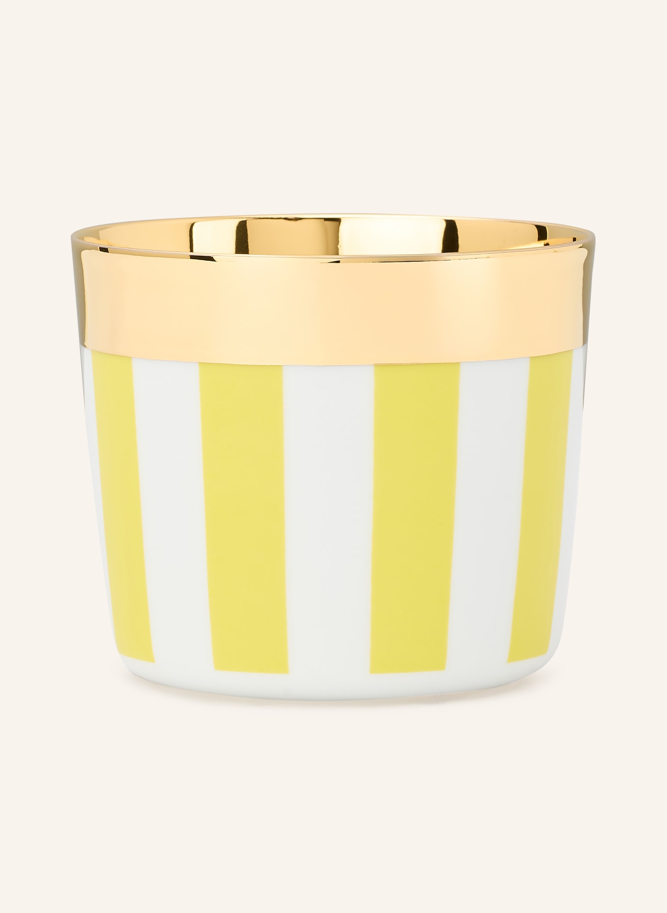 SIEGER by FÜRSTENBERG Becher SIP OF GOLD: GELB / GOLD / WEISS