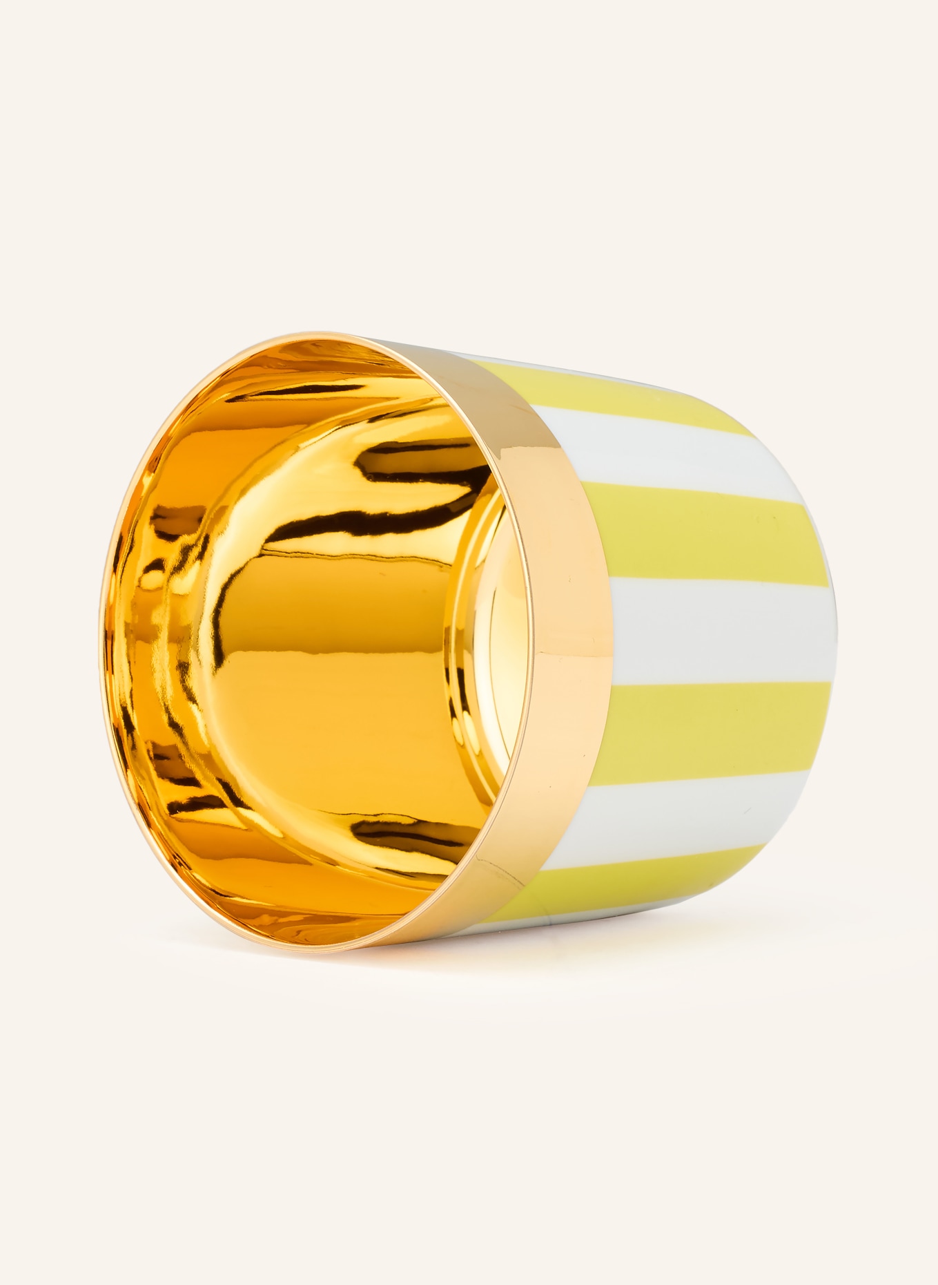 SIEGER by FÜRSTENBERG Becher SIP OF GOLD: GELB / GOLD / WEISS