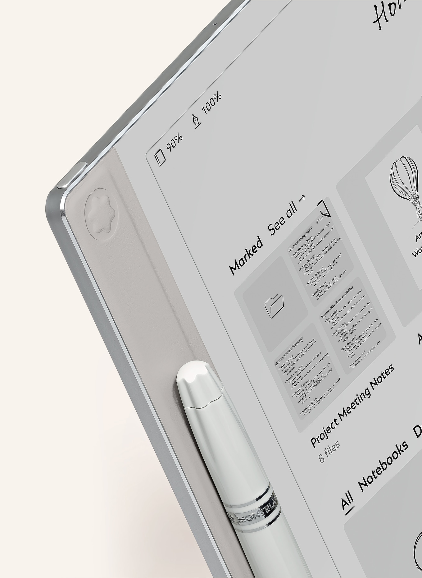 MONTBLANC Tablet DIGITAL PAPER: GRAU