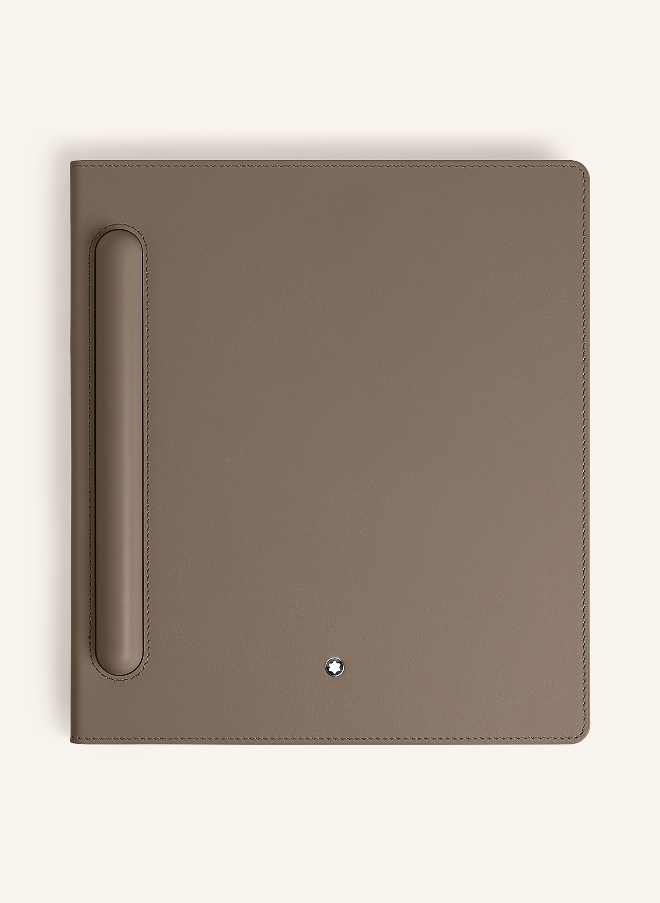 MONTBLANC Pouzdro na tablet Saffiano: HNĚDÁ