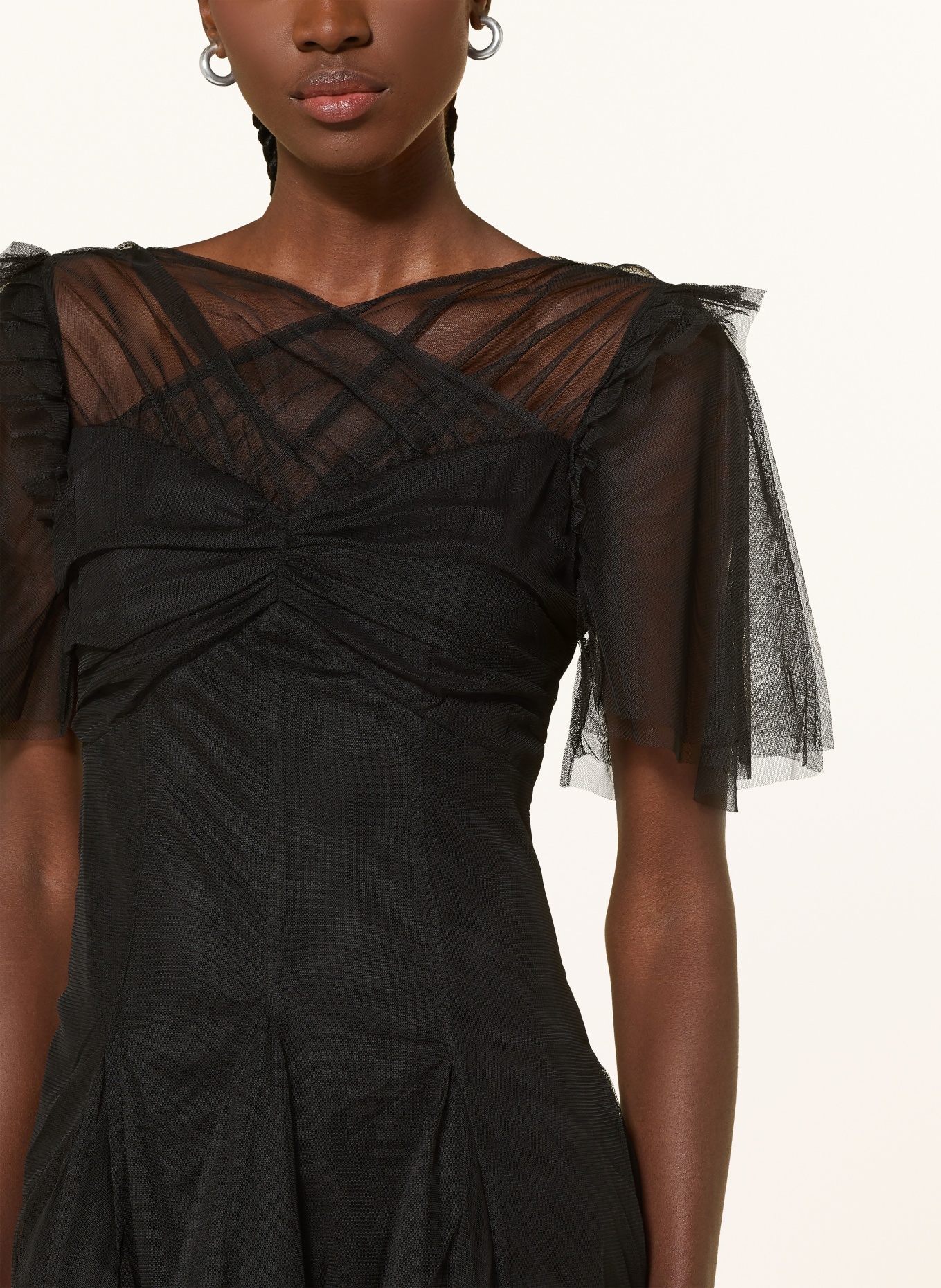 ALLSAINTS Cocktailkleid MADI: SCHWARZ