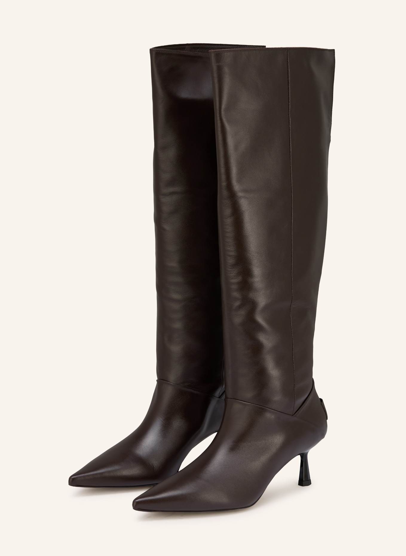 ALLSAINTS Stiefel ODYSSEY: DUNKELBRAUN / SCHWARZ