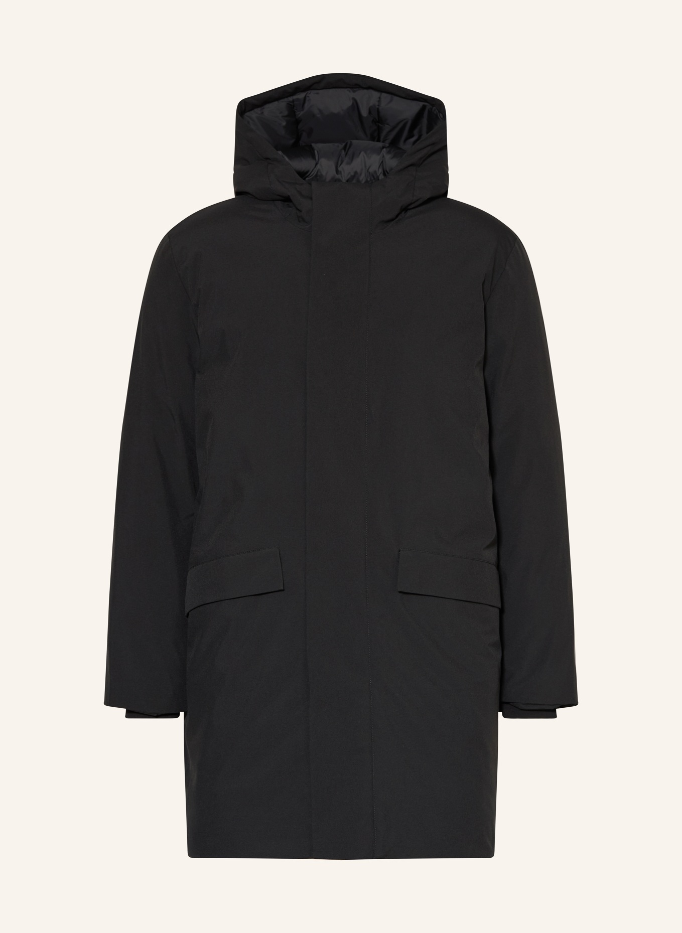 SANDRO Parka: SCHWARZ