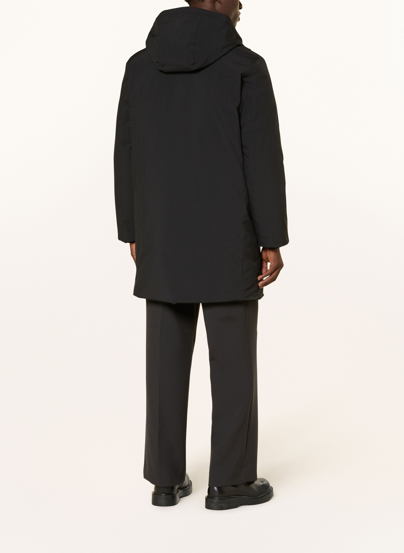 SANDRO Parka: SCHWARZ