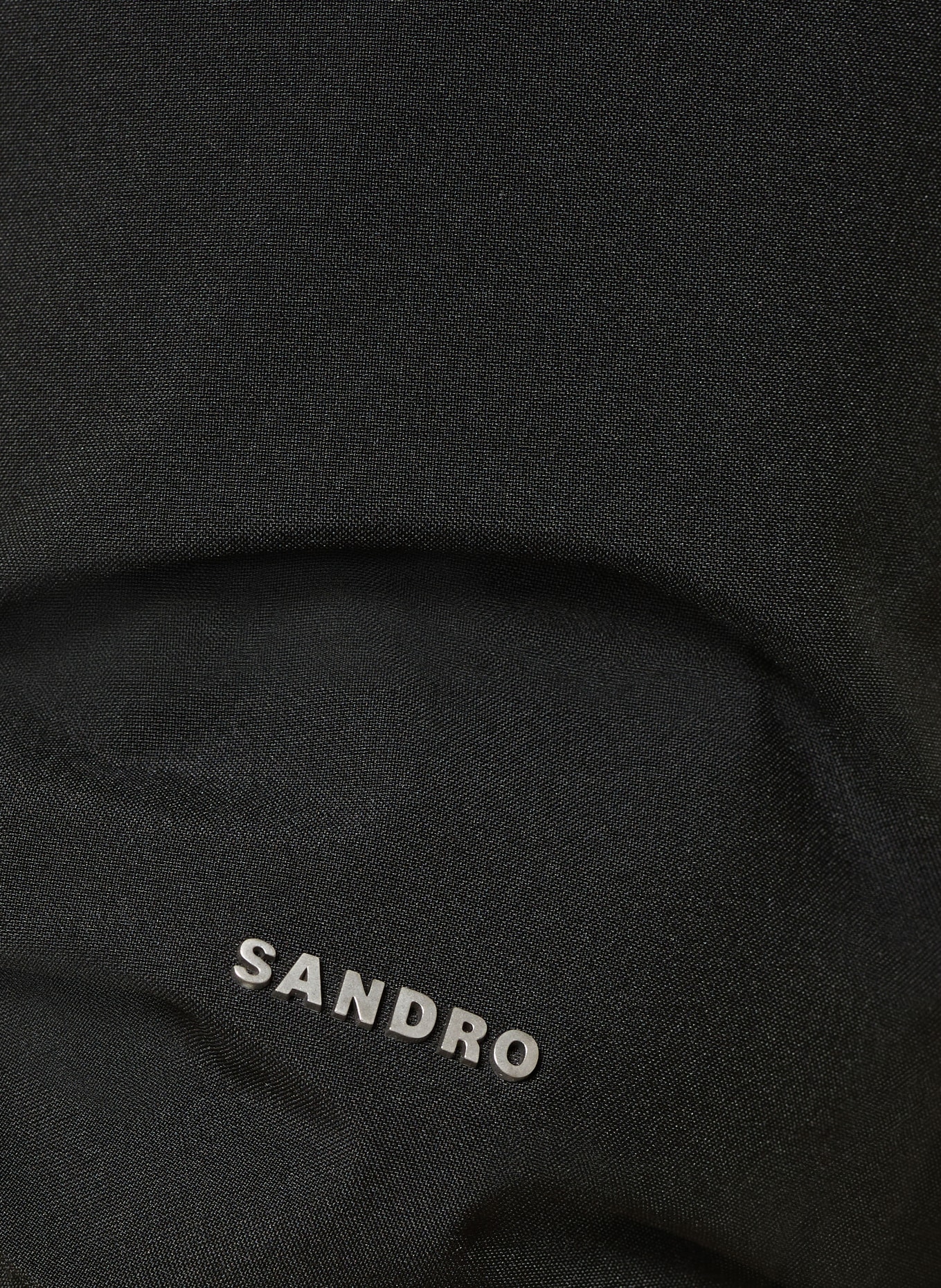 SANDRO Parka: SCHWARZ