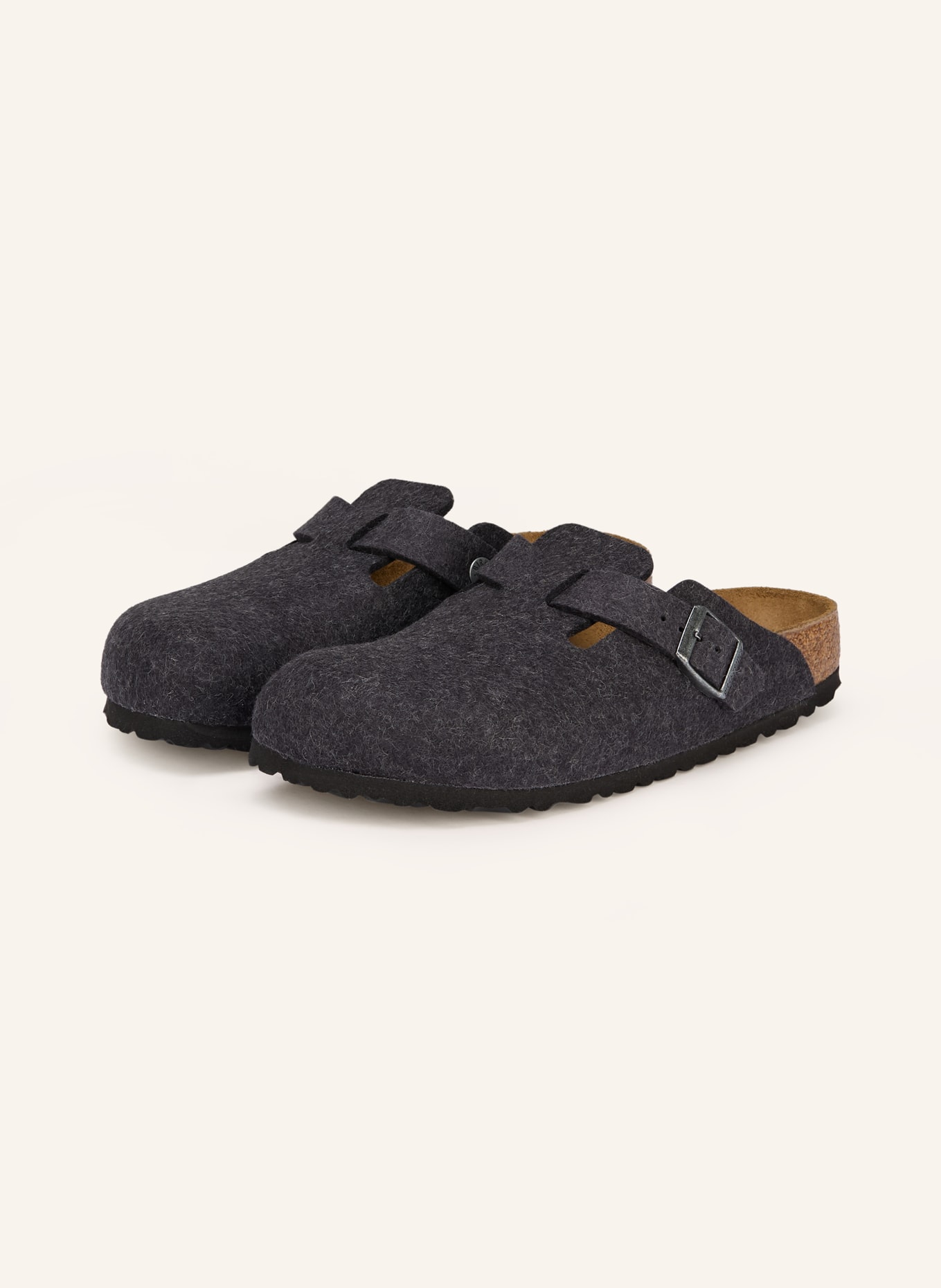 BIRKENSTOCK Pantoletten BOSTON: DUNKELGRAU