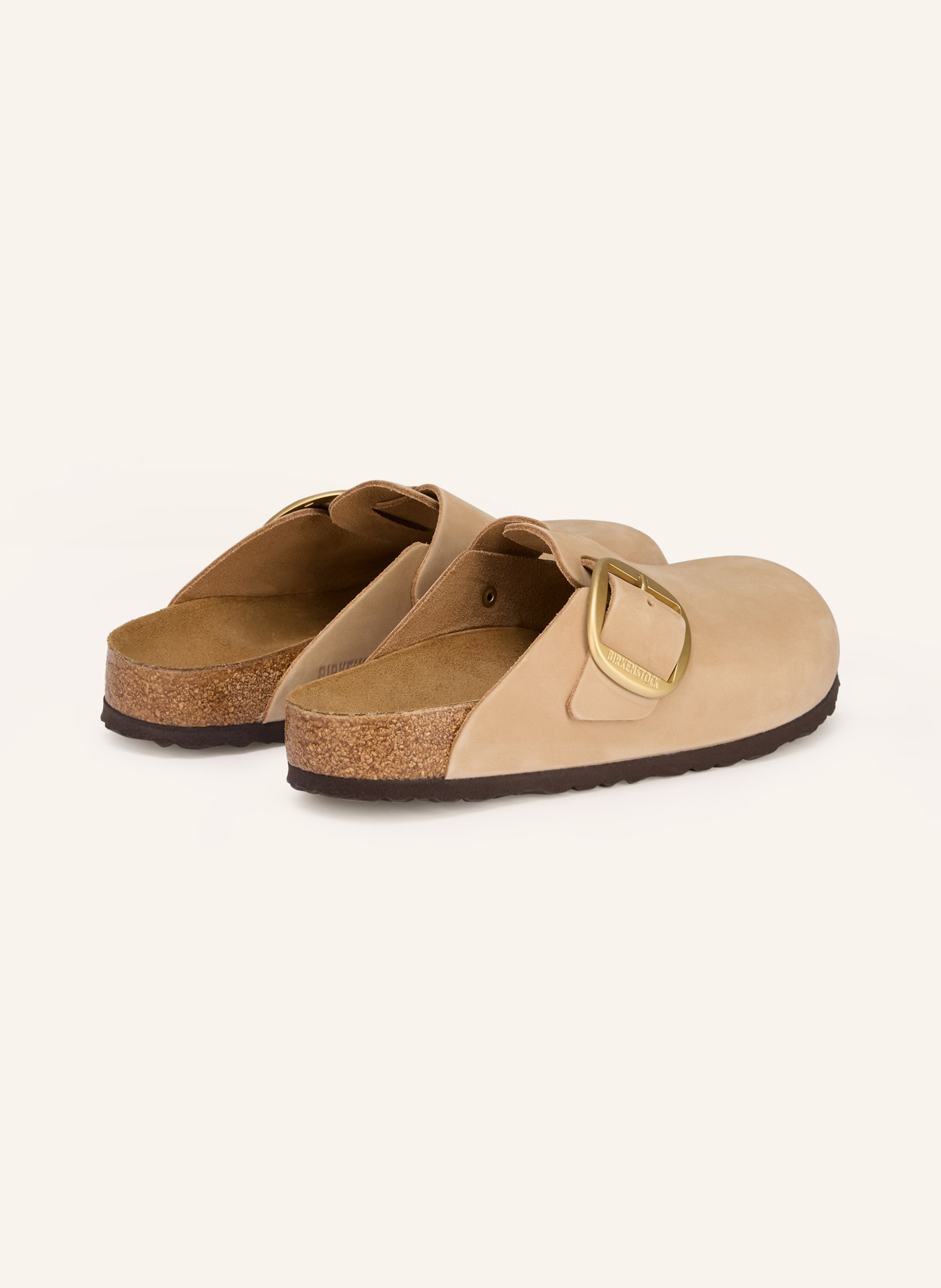 BIRKENSTOCK Pantoletten BOSTON BIG BUCKLE: CAMEL