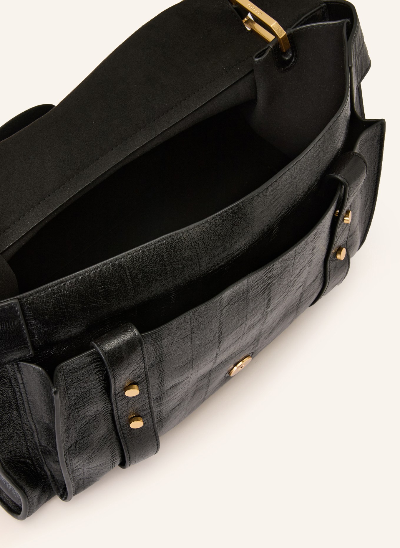 ALLSAINTS Handtasche URSA: SCHWARZ