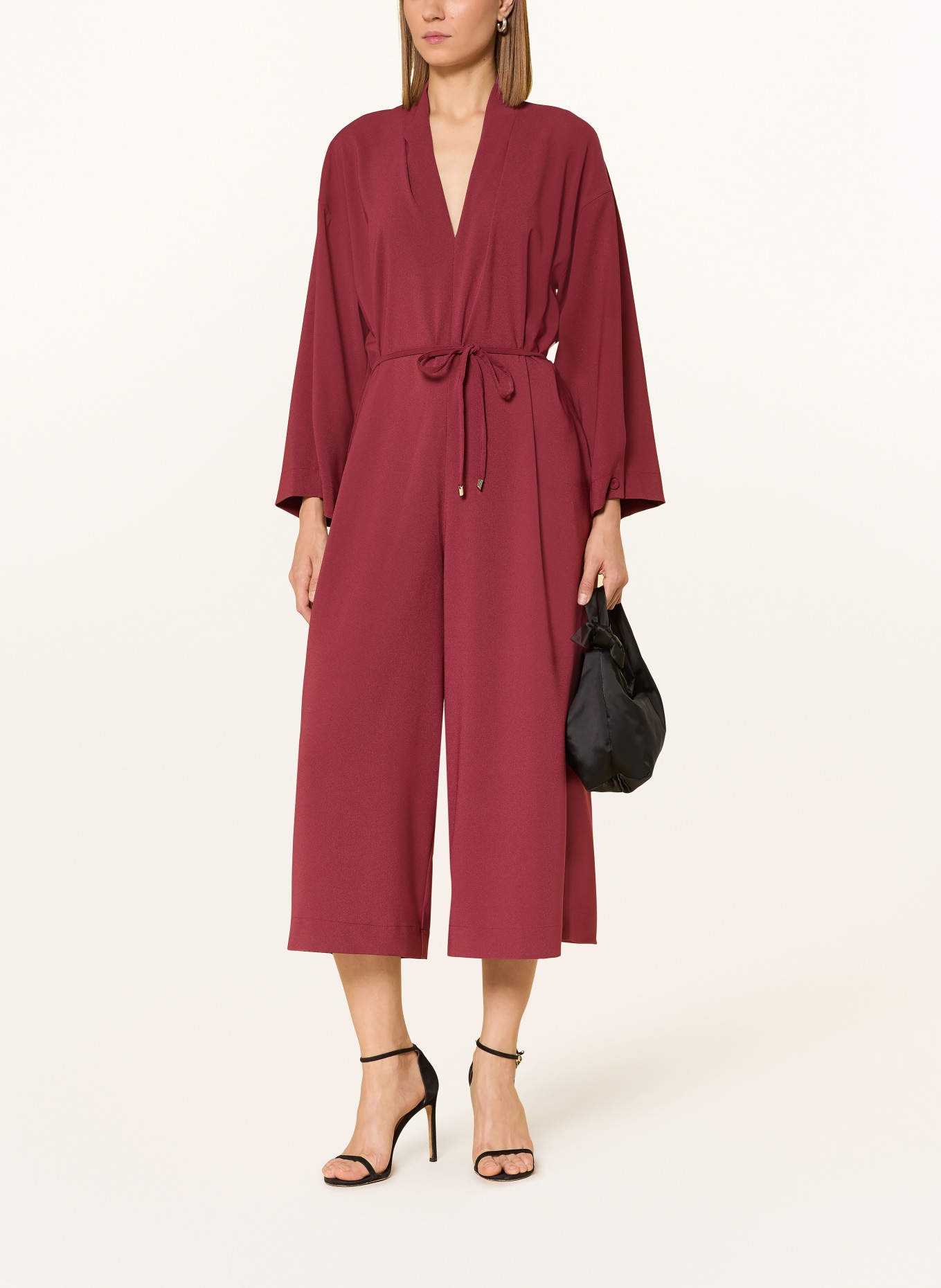 ELENA MIRO Jumpsuit: DUNKELROT