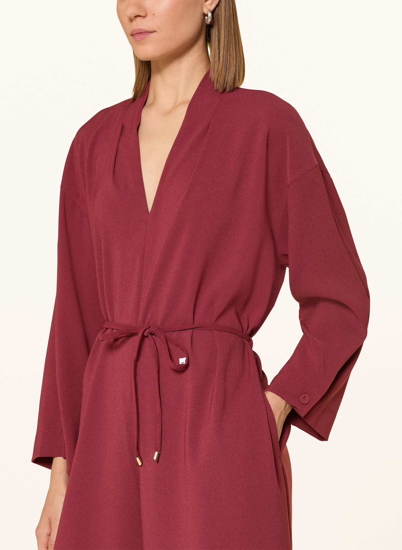 ELENA MIRO Jumpsuit: DUNKELROT