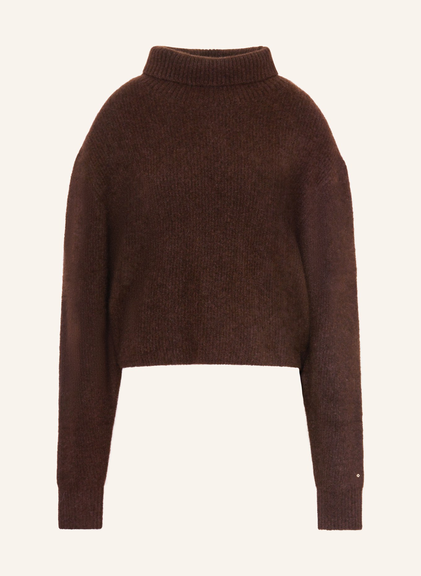 maje Rollkragenpullover: DUNKELBRAUN