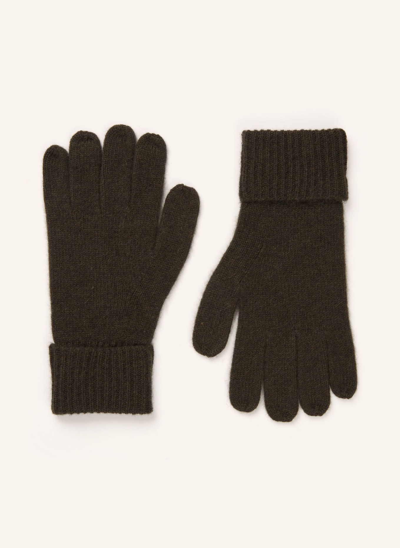 ba&sh Handschuhe CIMON aus Cashmere: KHAKI