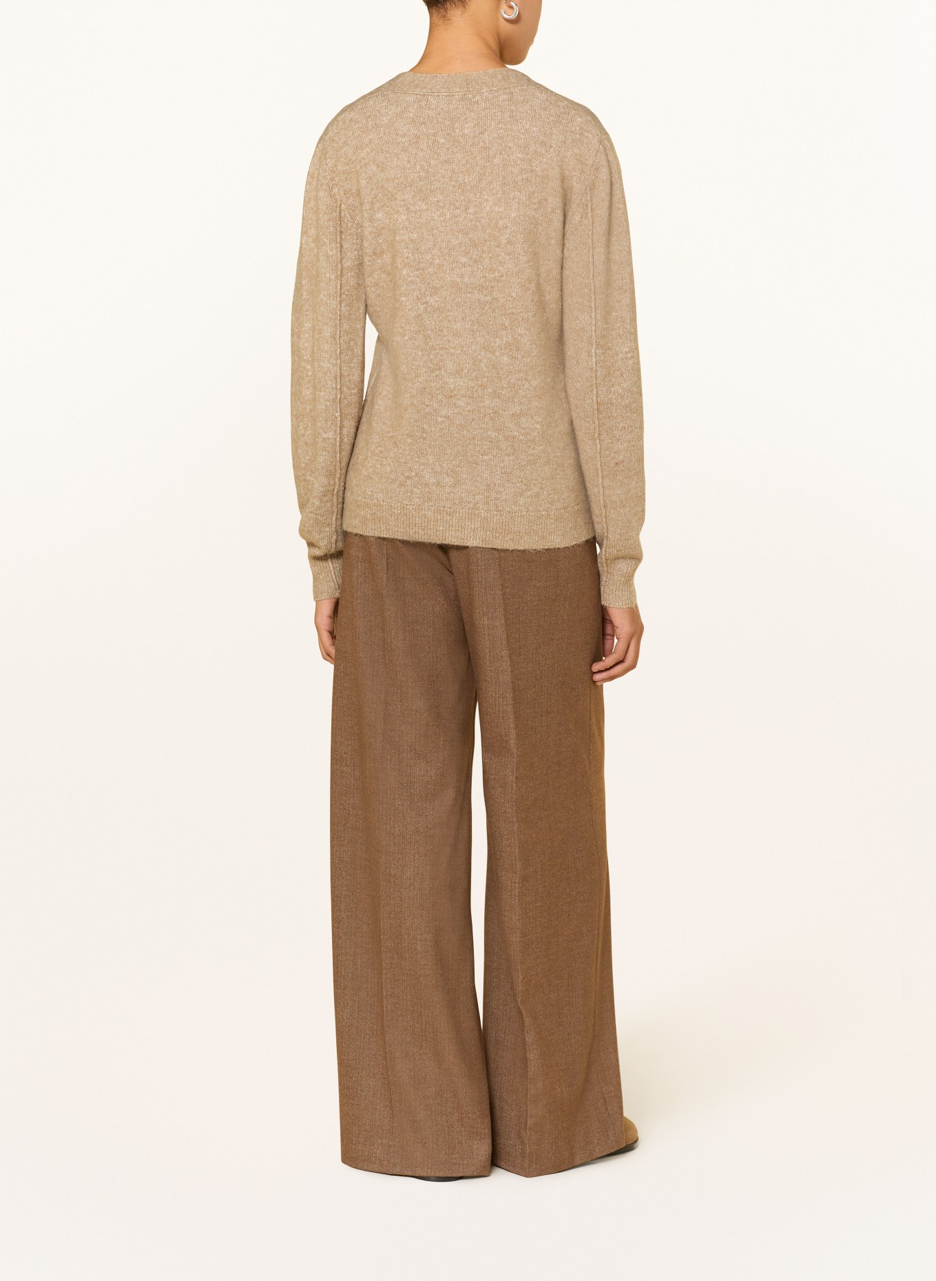 OPUS Strickjacke DARIEL: CAMEL