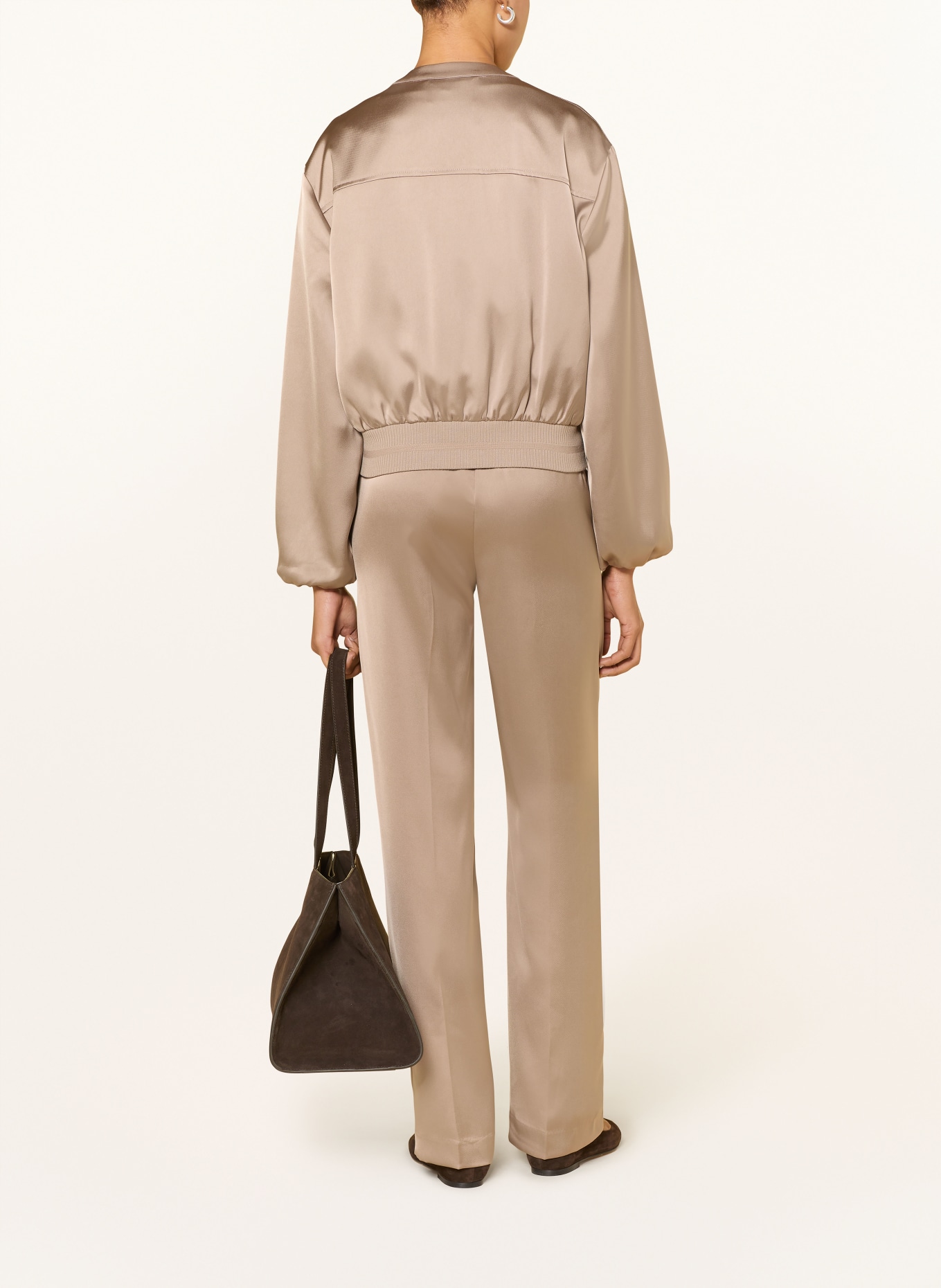 OPUS Marlenehose MELANE COSMIC: TAUPE