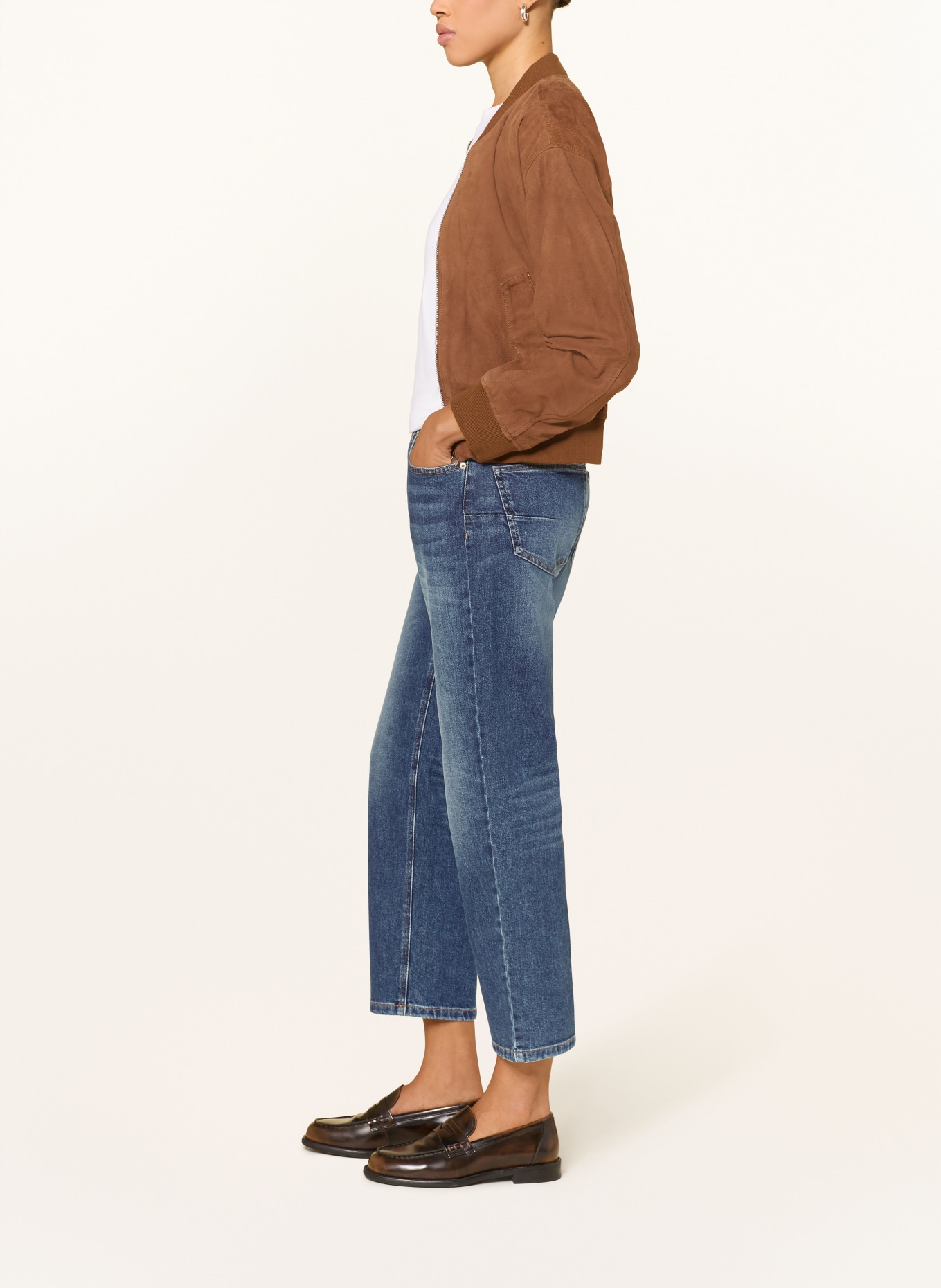OPUS Straight Jeans LANAH LIVELY: 70285 mid lively blue