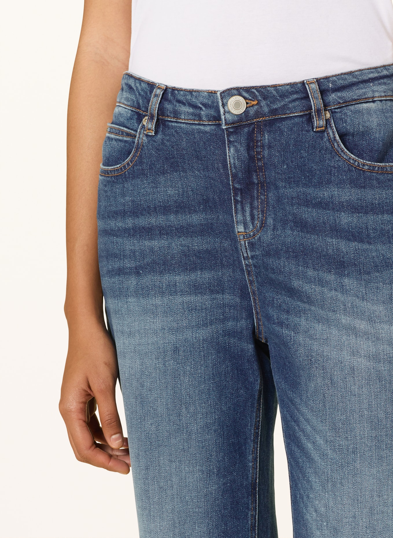 OPUS Straight Jeans LANAH LIVELY: 70285 mid lively blue