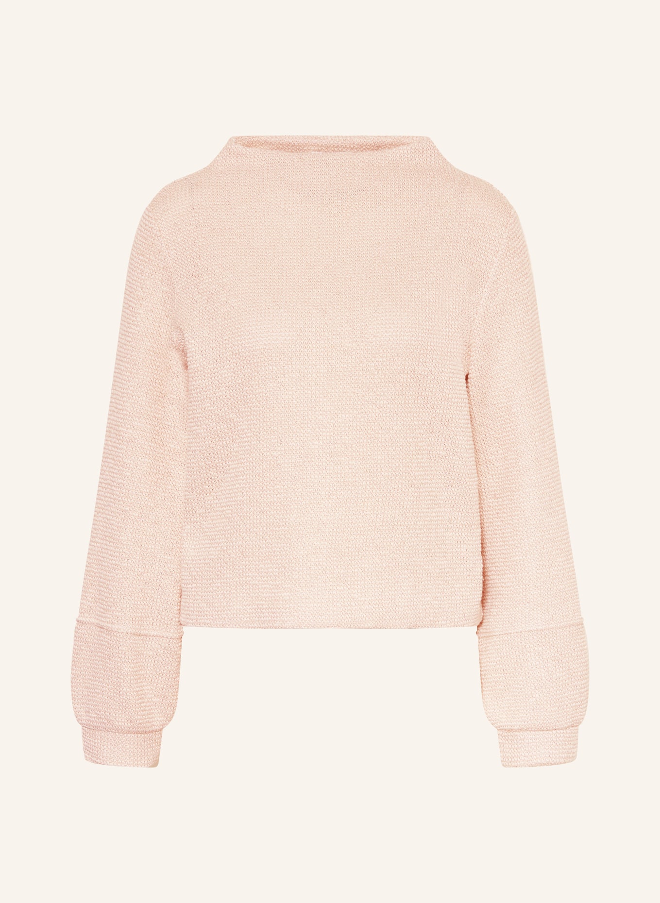OPUS GLIMSA sweater with detachable bow tie: ROSE