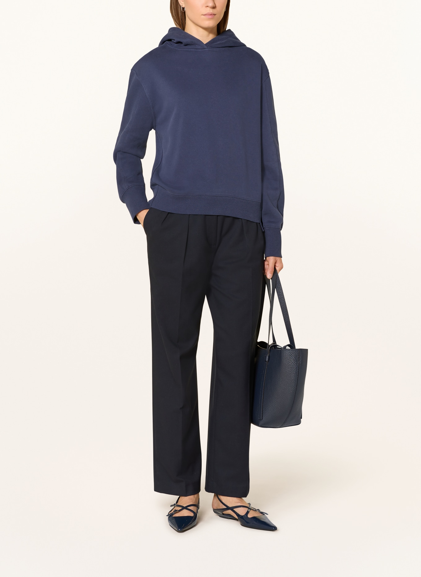 OPUS Mikina s kapucí GESPI: TMAVĚ MODRÁ