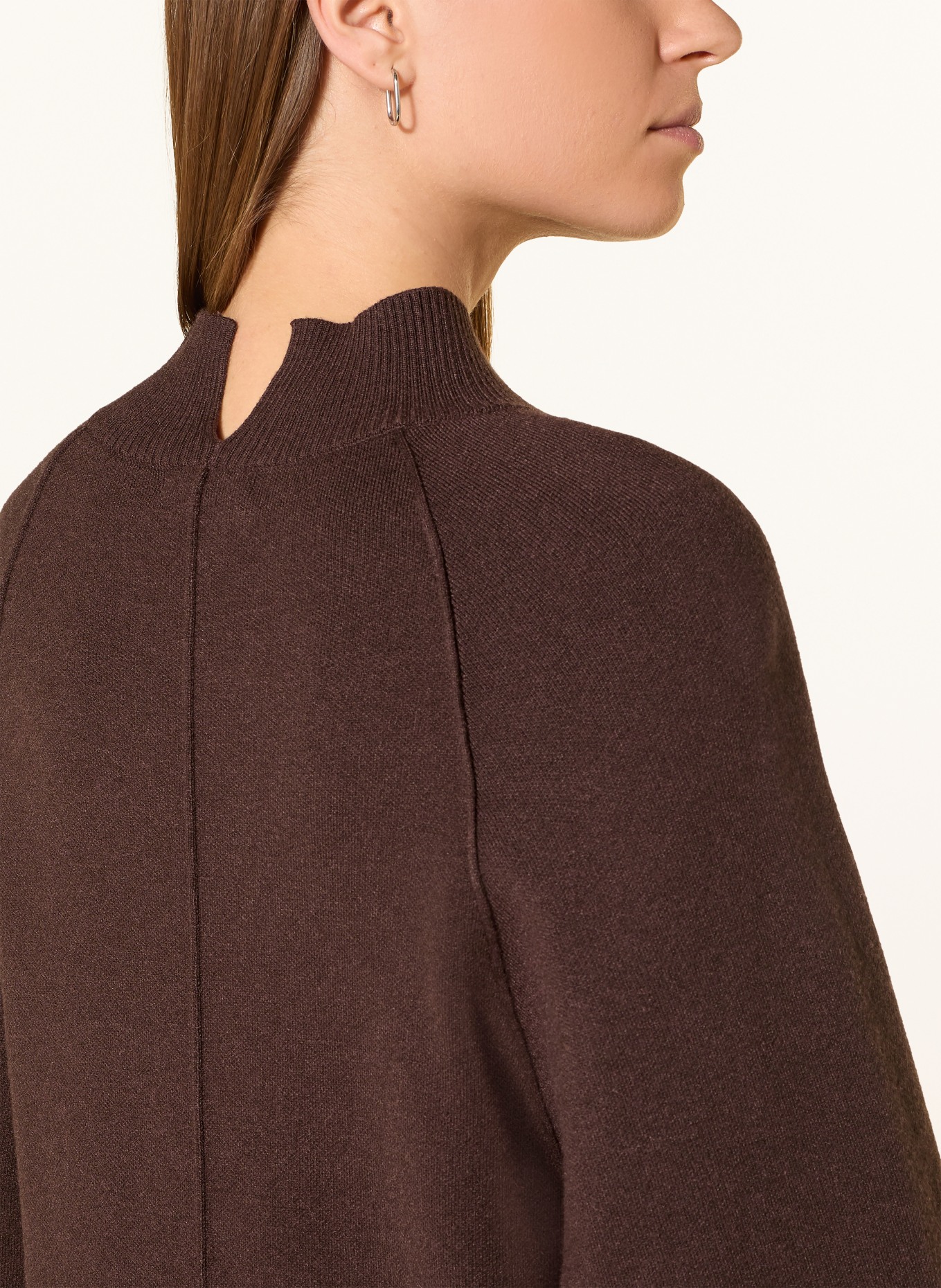 OPUS WONDANI knit dress: DARK BROWN